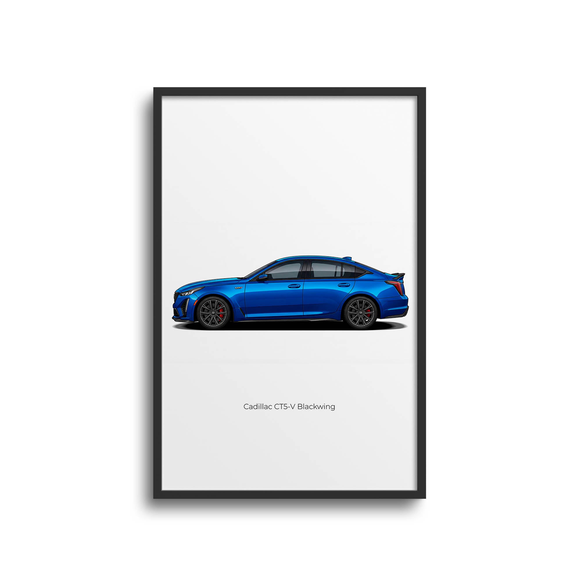 2023 Cadillac CT5 V Blackwing Electric – Car Print (Side)