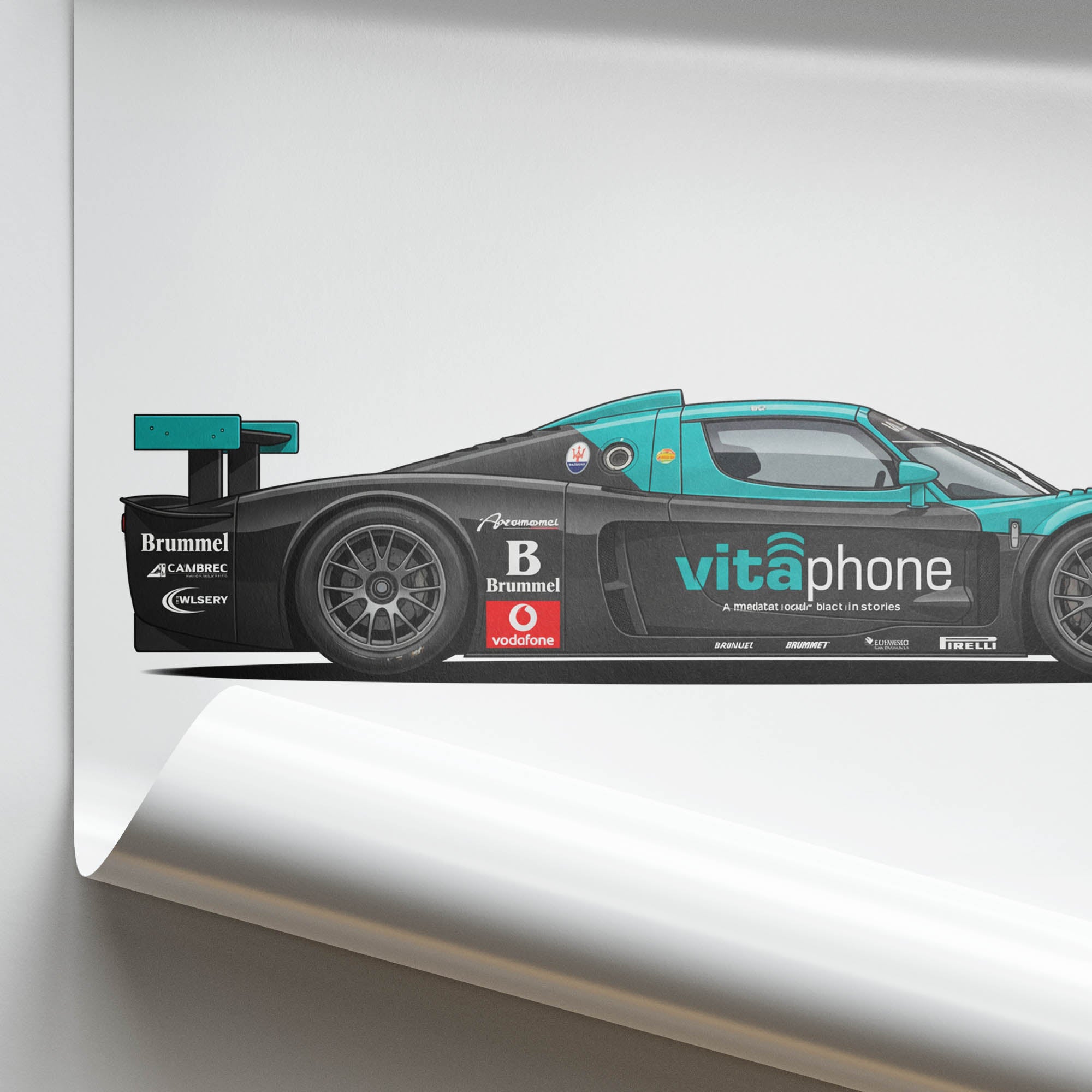 2005 Maserati MC12 GT1 Vitaphone – Car Print