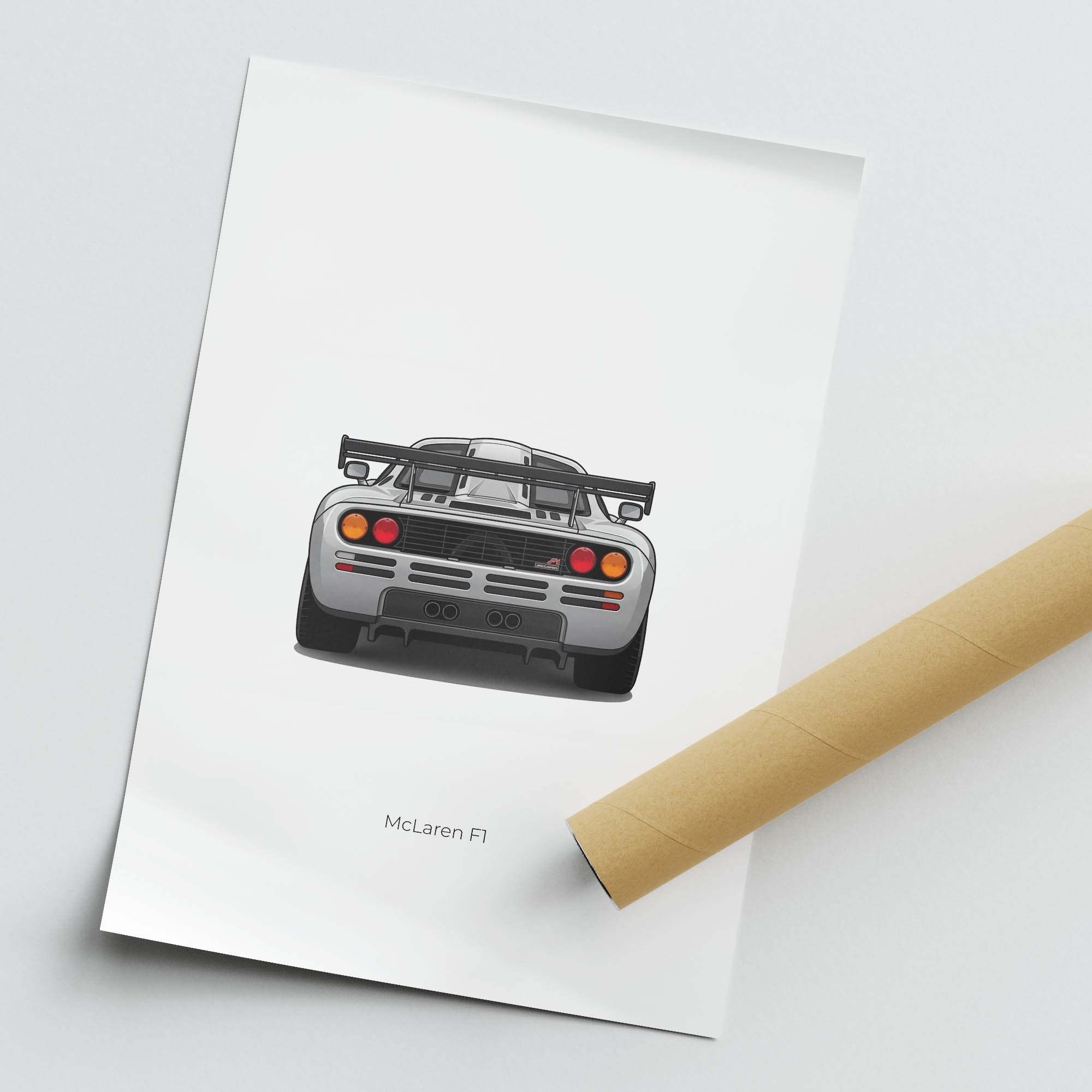 1994 McLaren Magnesium – Car Print (Back)