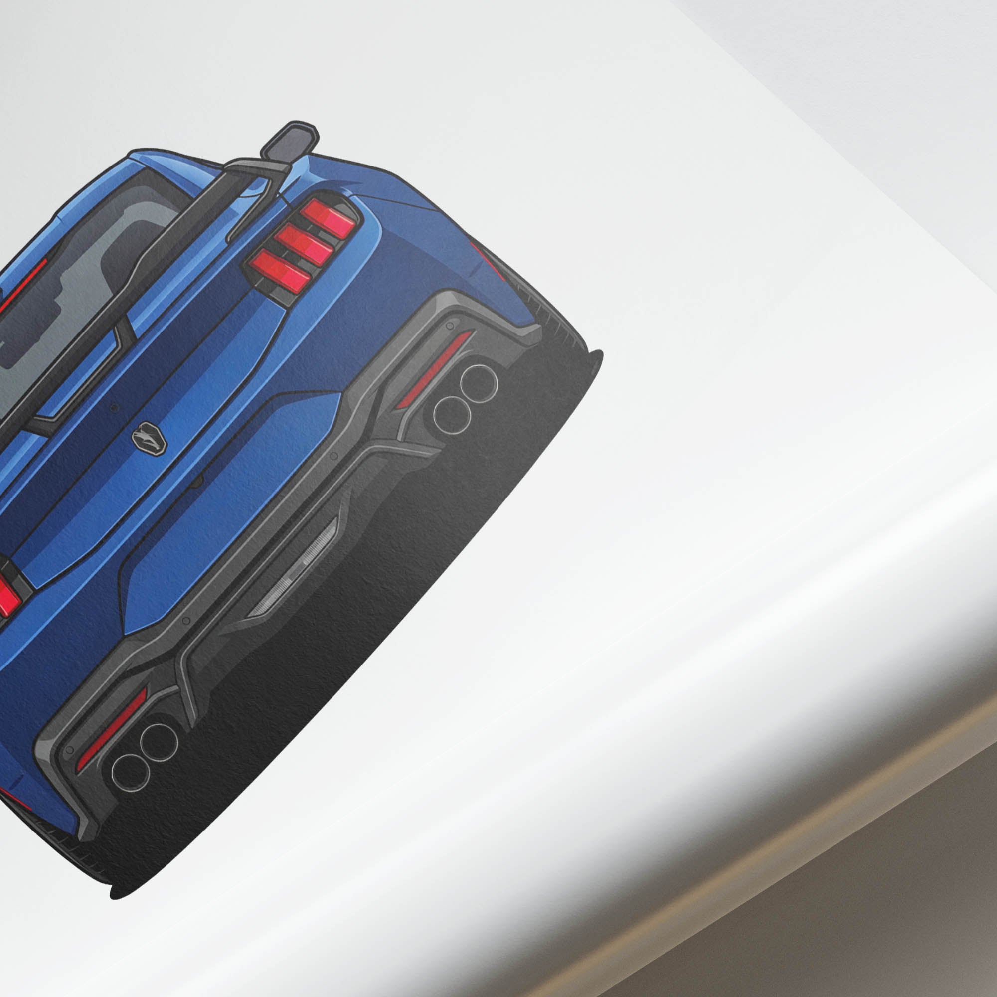 2024 Ford Mustang – Car Print