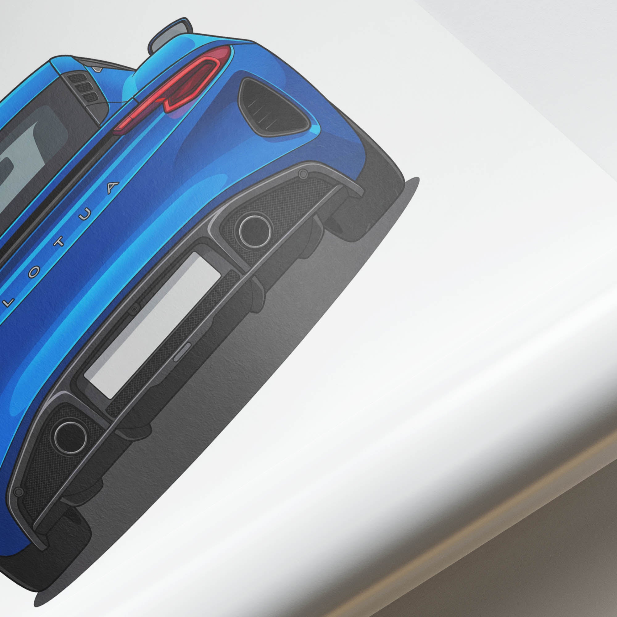 2022 Lotus Emira Seneca – Car Print (Rear)