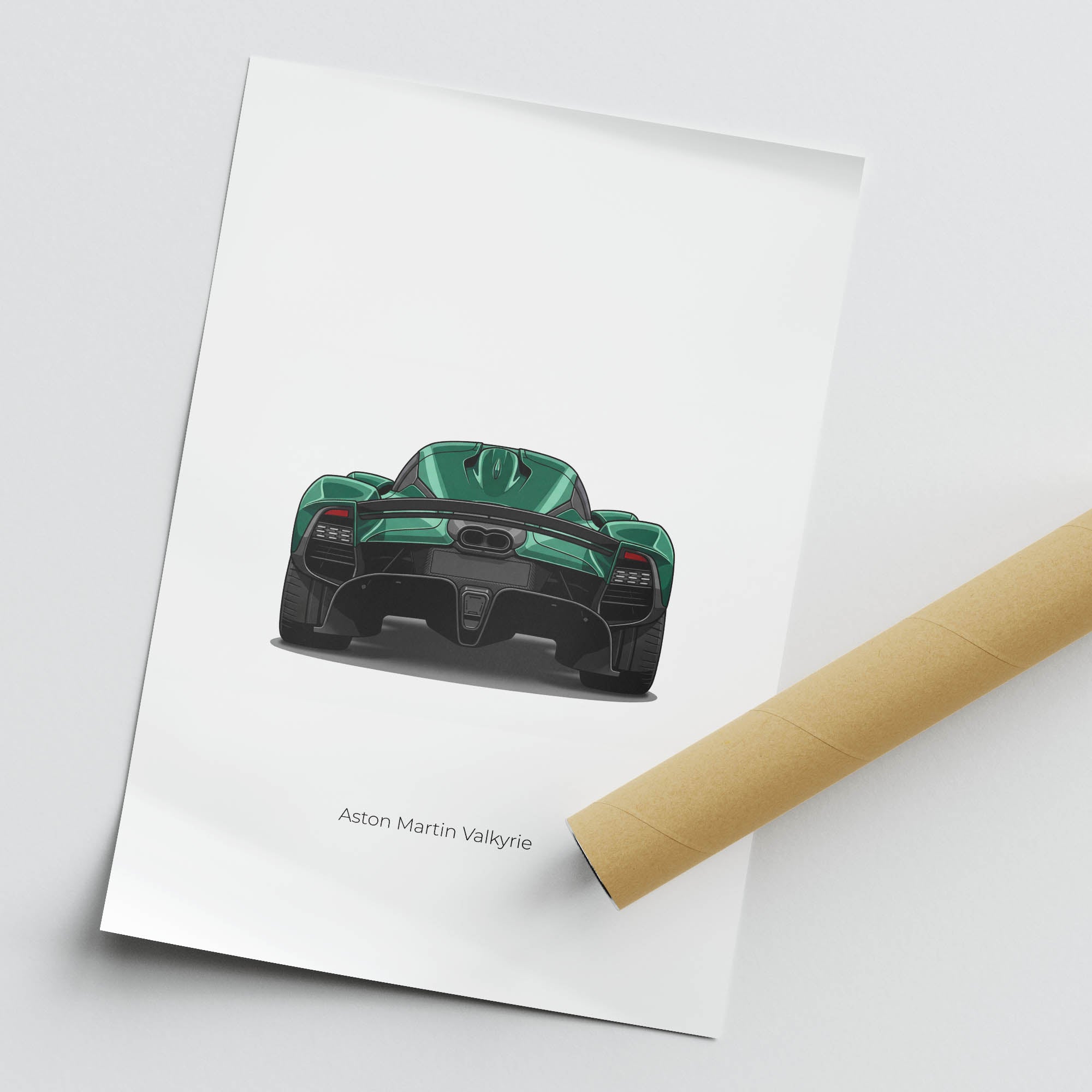 2022 Aston Martin Valkyrie British – Car Print