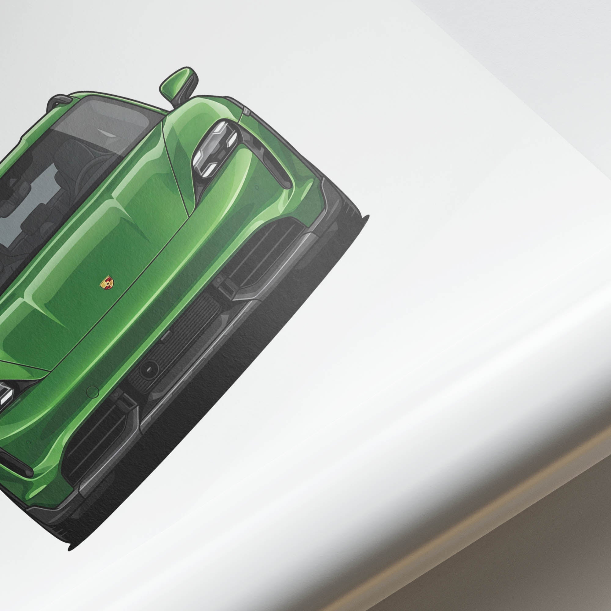 2021 Porsche Taycan Cross Turismo Mamba – Car Print (Front)