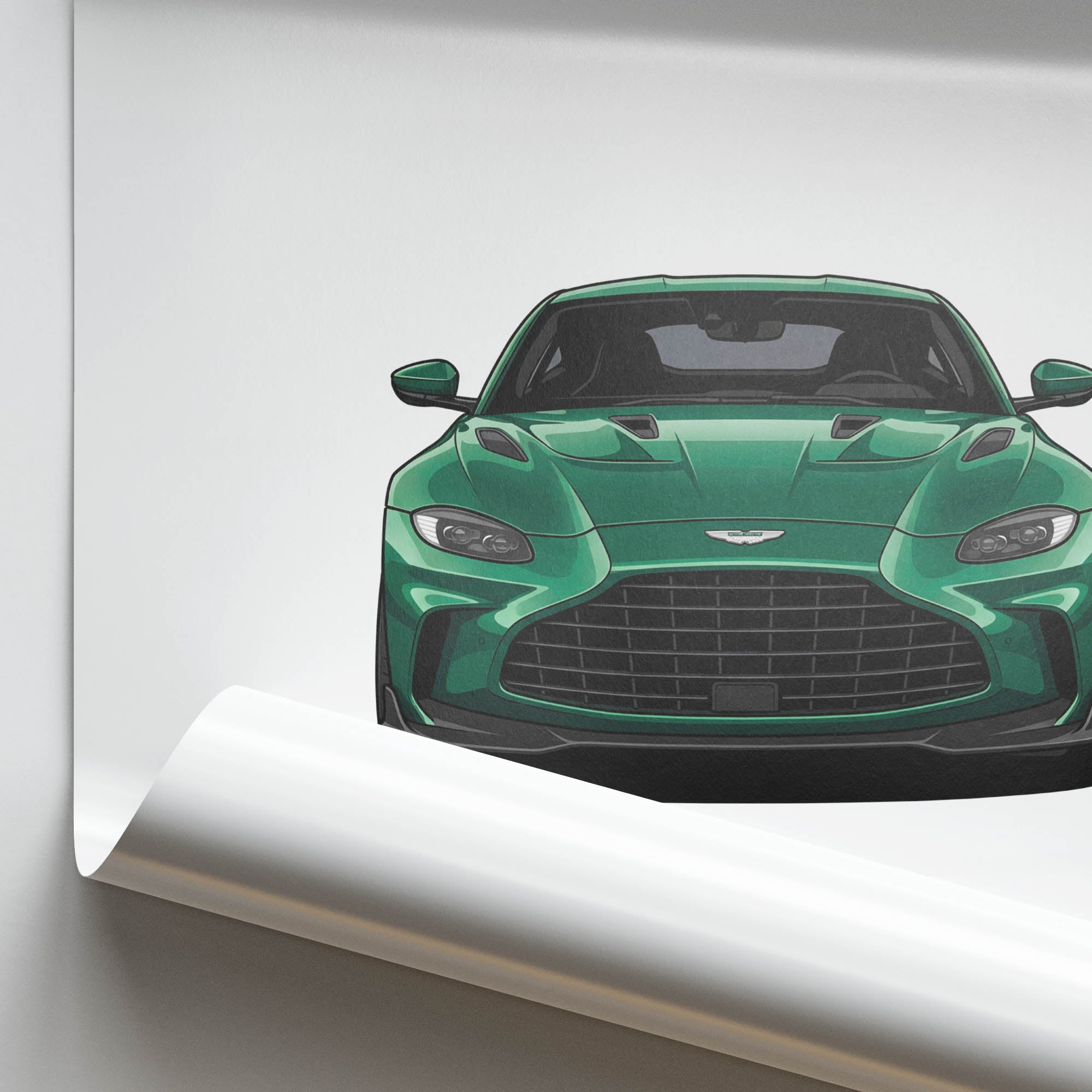 2025 Aston Martin Vantage Podium – Car Print