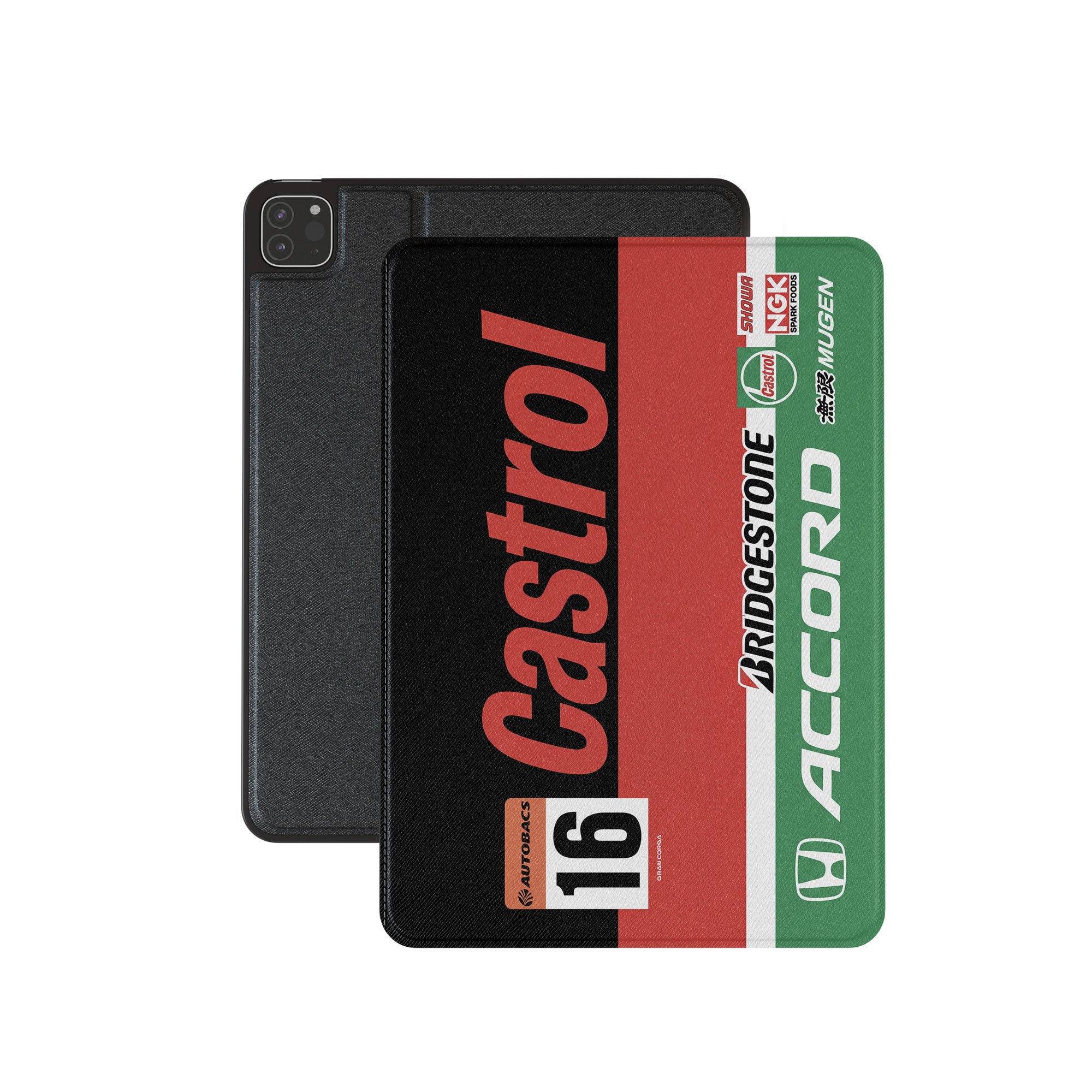 Honda JGTC iPad Case - Durable Protective Cover with Honda Castrol Design