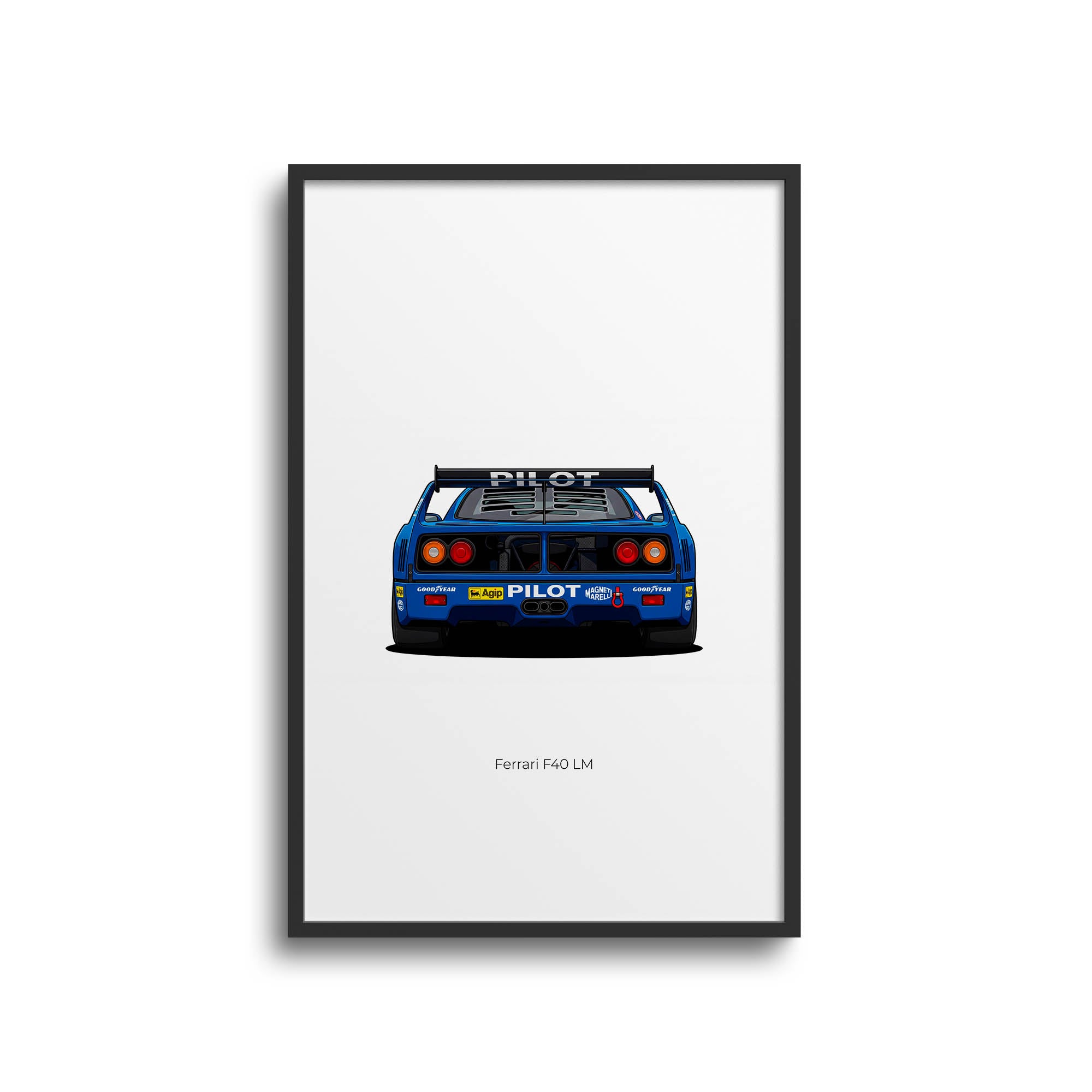 1995 Ferrari F40 LM Pilot – Car Print