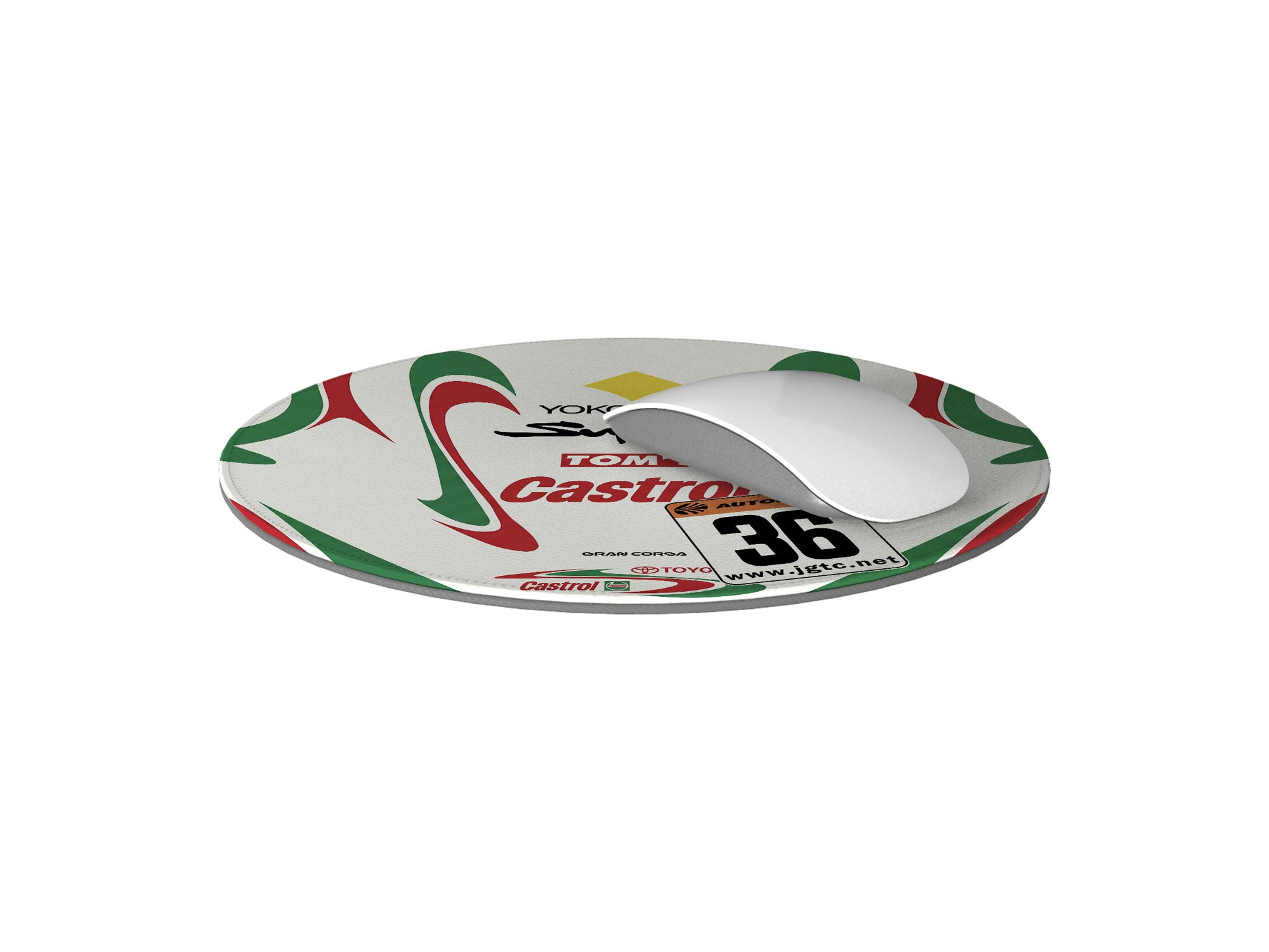 TOYOTA Castrol Mouse Mat – 1997 JGTC SUPRA Car #36 Racing Pad by Gran Corsa