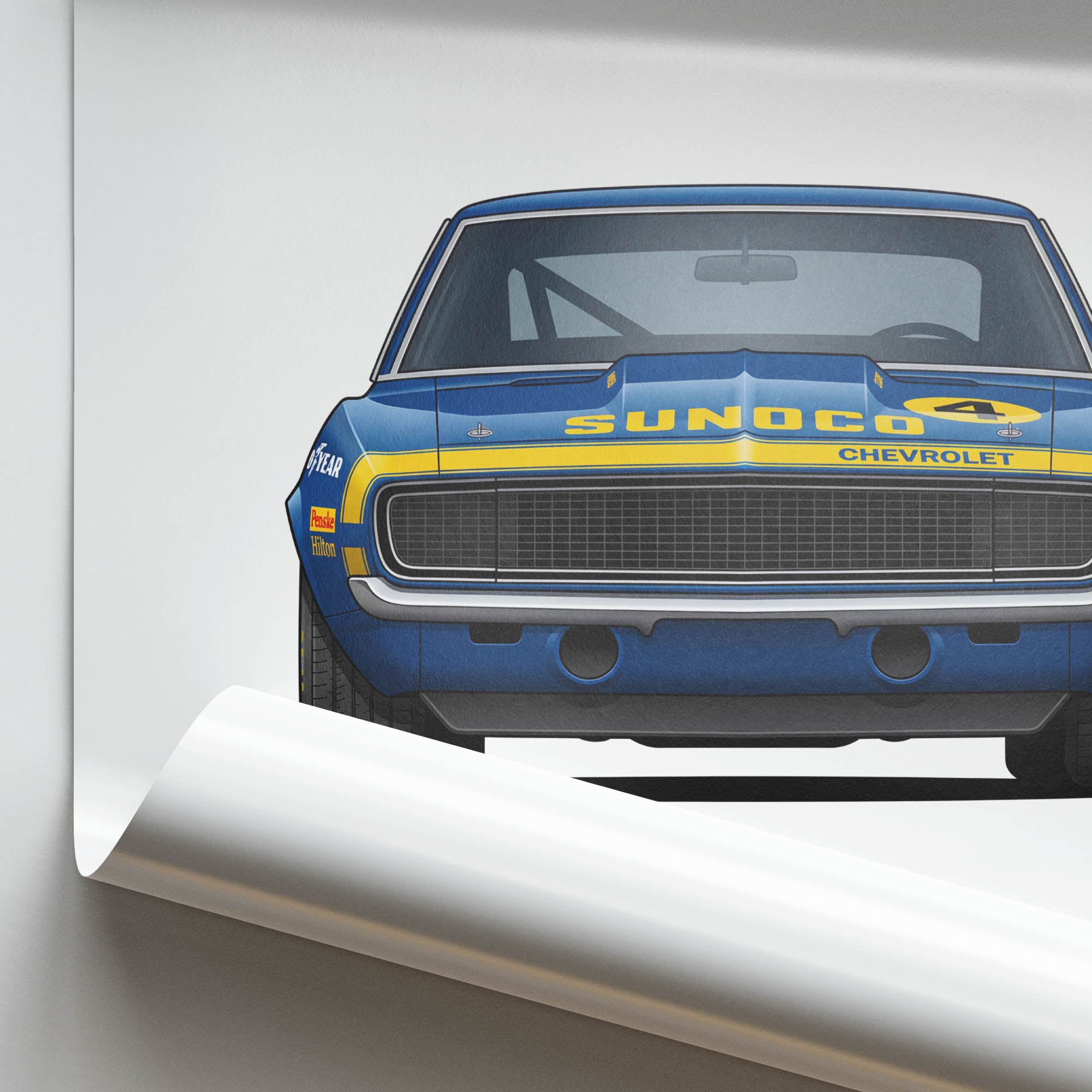1969 Chevrolet Camaro Z28 Trans Am Mark – Car Print