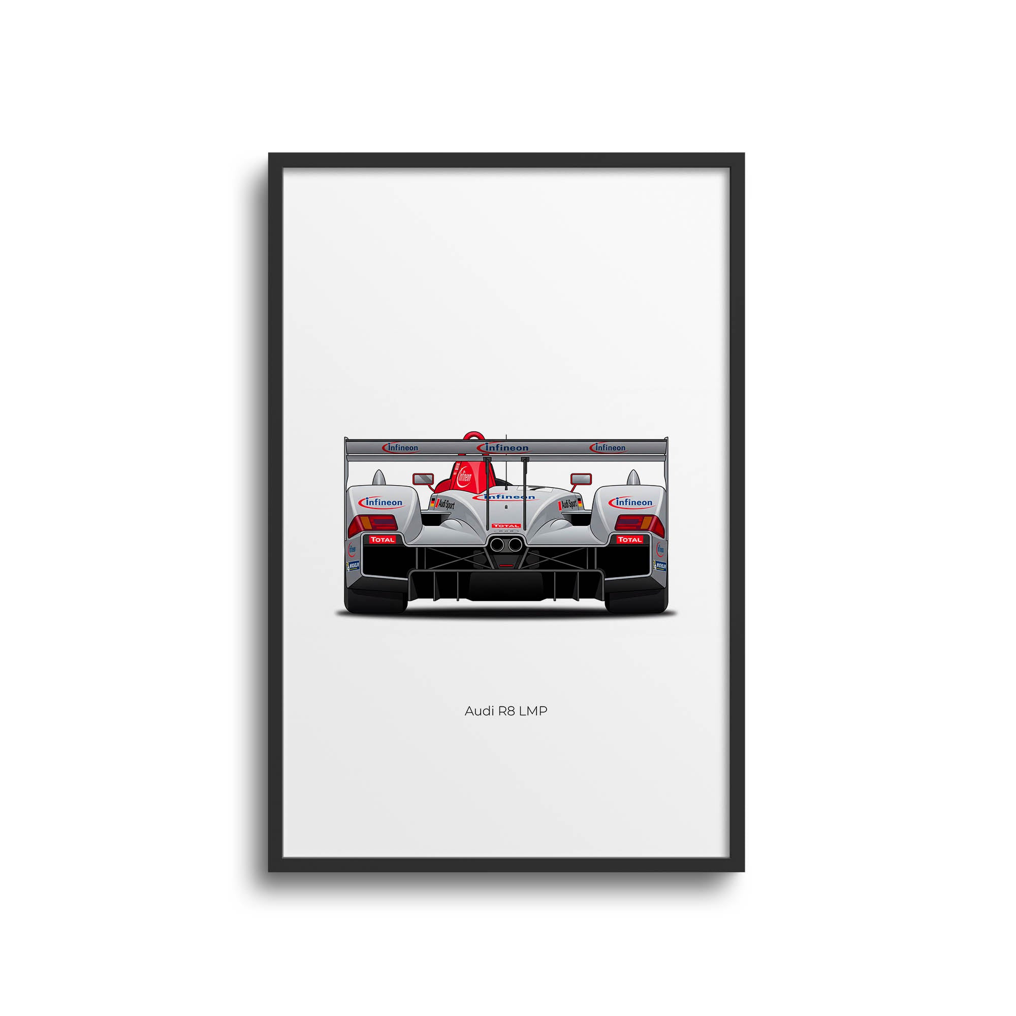 2000 Audi R8 Lmp Tom Kristensen Infineon – Car Print