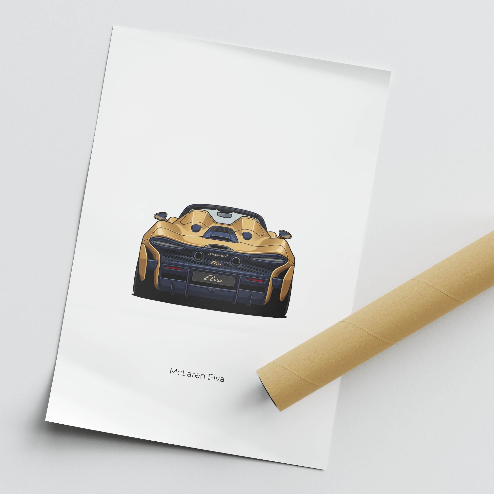 2021 McLaren Elva Satin – Car Print
