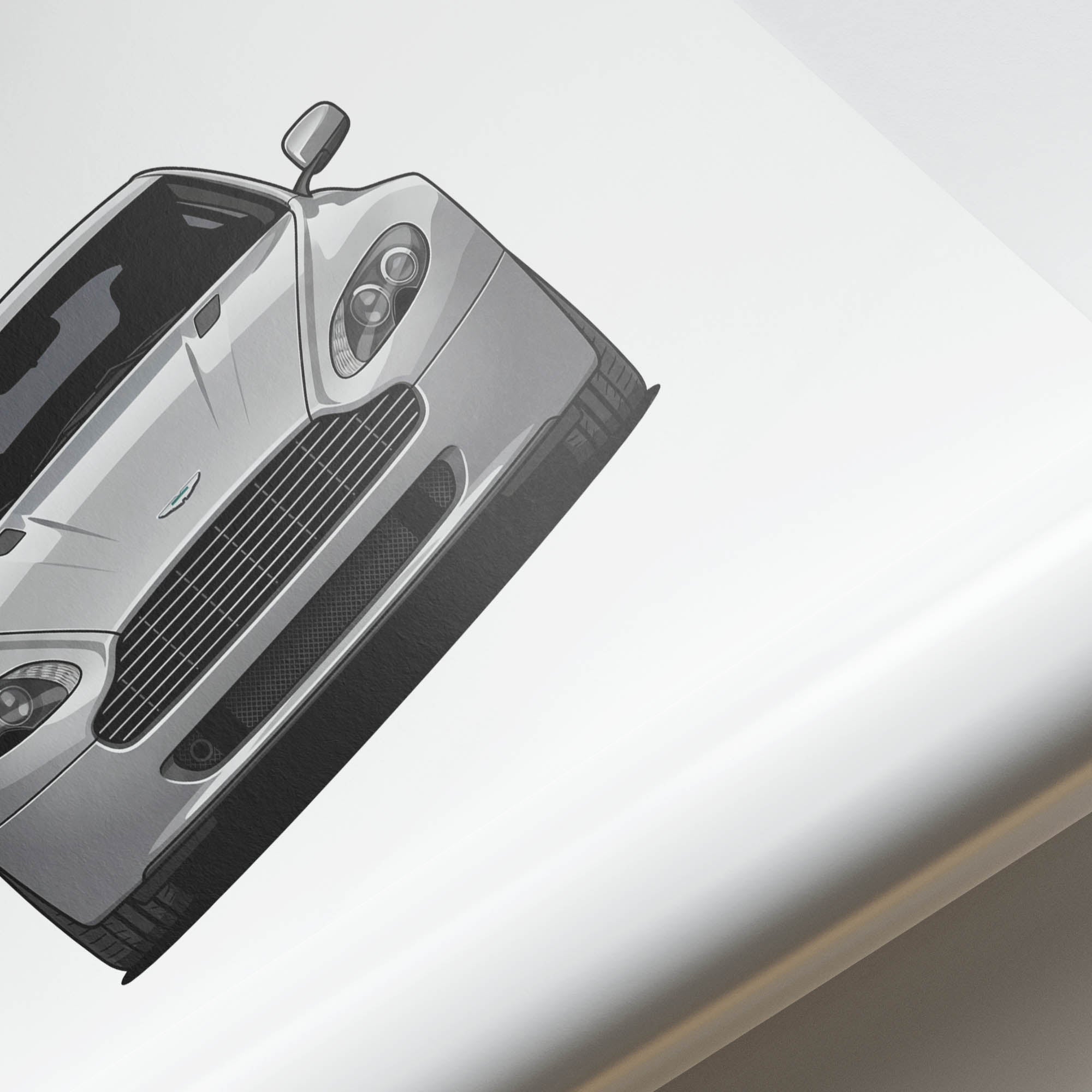 2006 Aston Martin V8 Vantage Titanium – Car Print