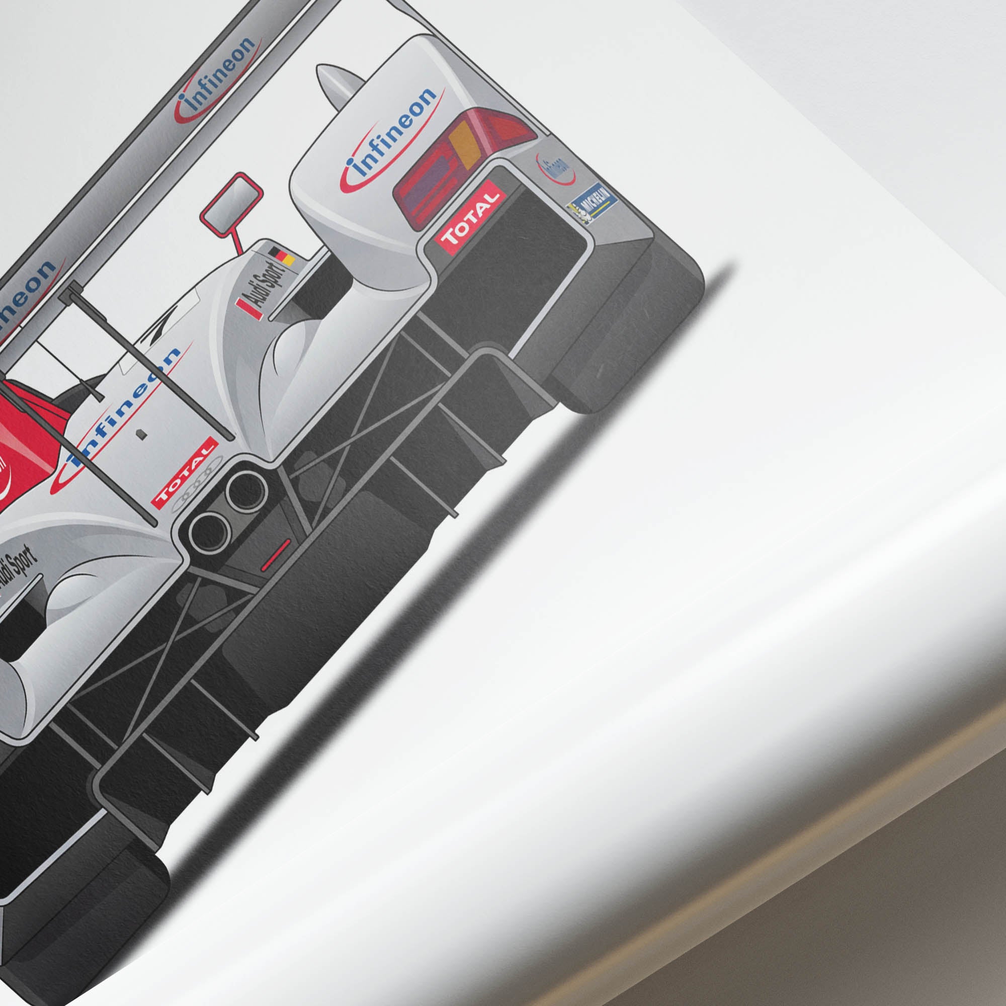 2000 Audi R8 Lmp Tom Kristensen Infineon – Car Print