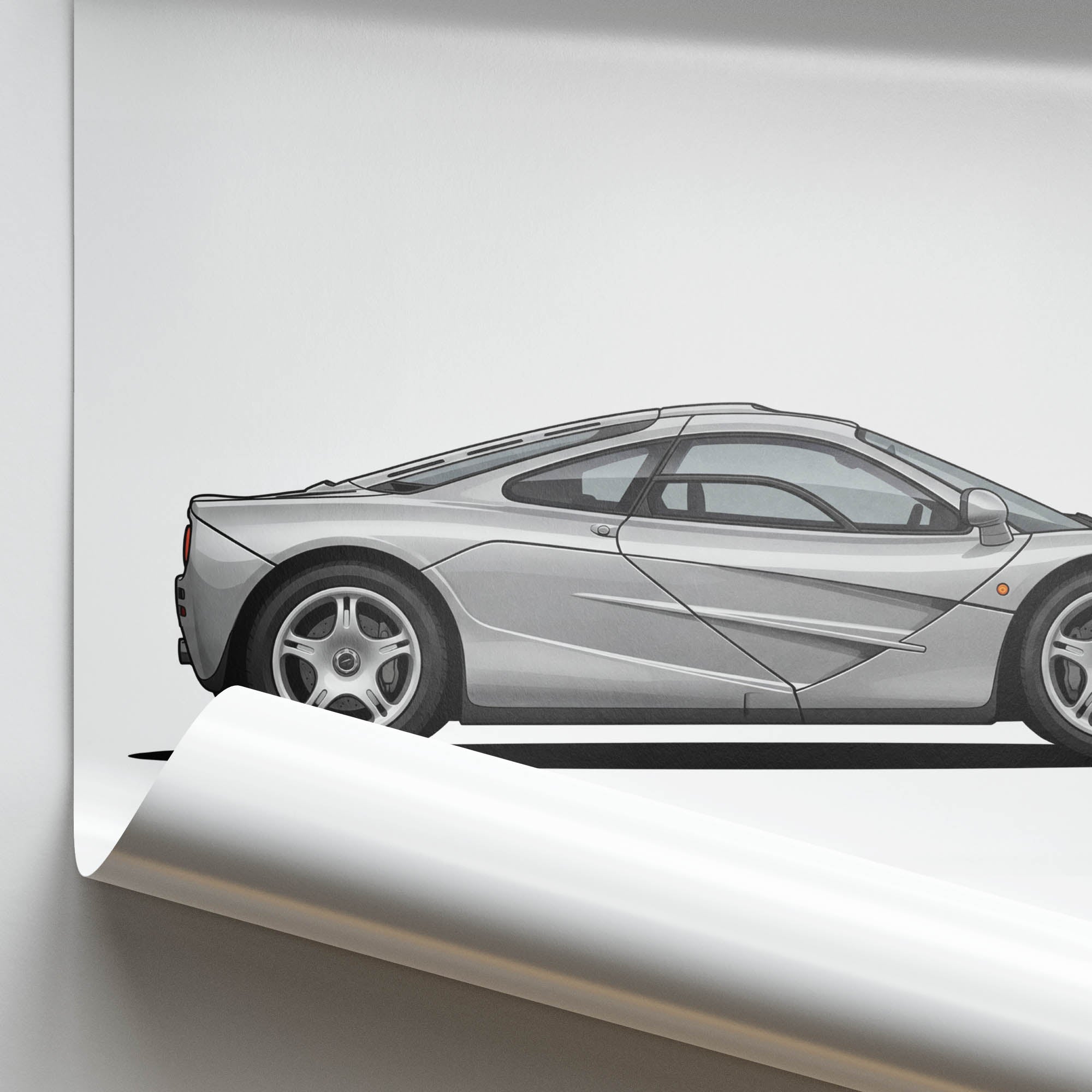 1994 McLaren Magnesium – Car Print (Side)