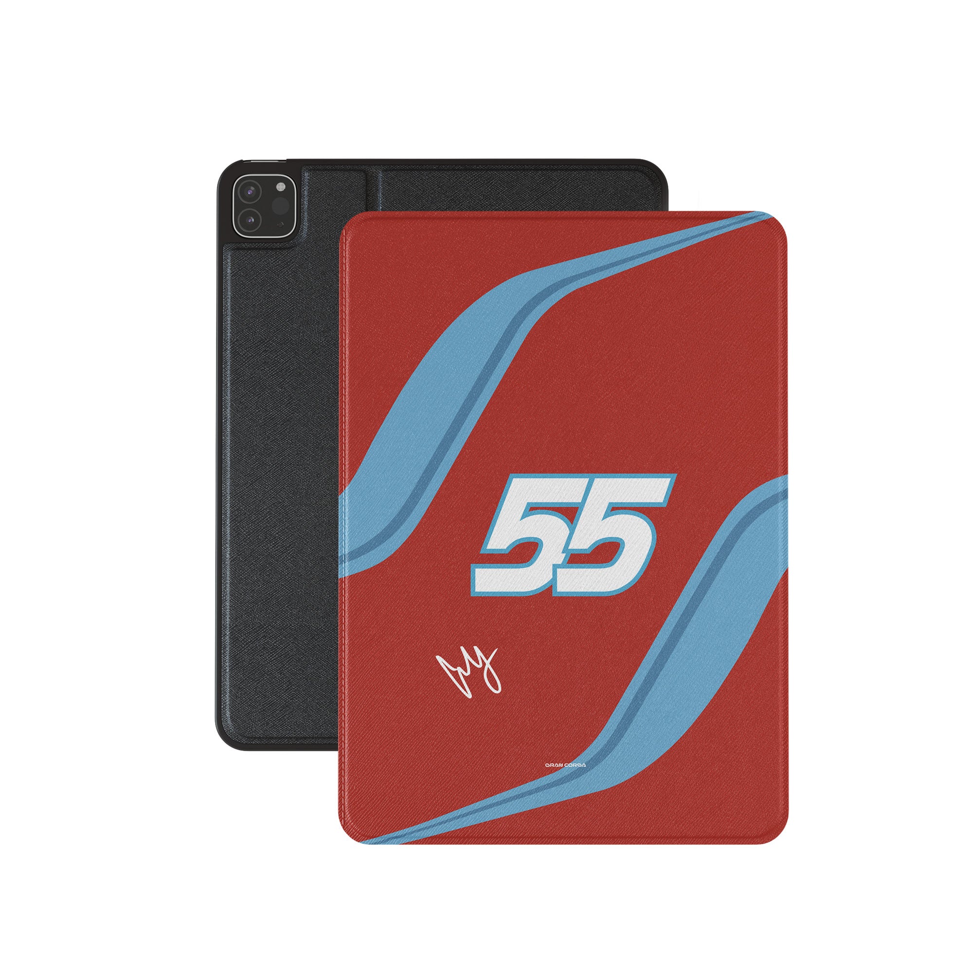 Ferrari iPad Case - Carlos Sainz 2024 F1 Miami GP Scratch Resistant Cover