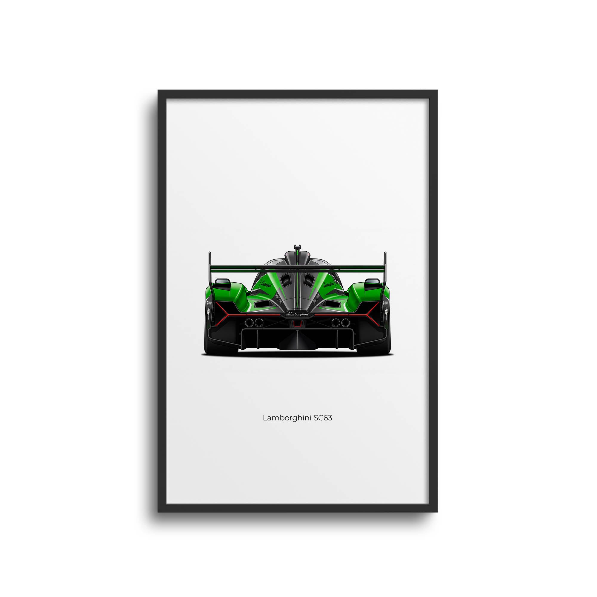 2025 Lamborghini SC63 Iron Lynx Hypercar – Car Print