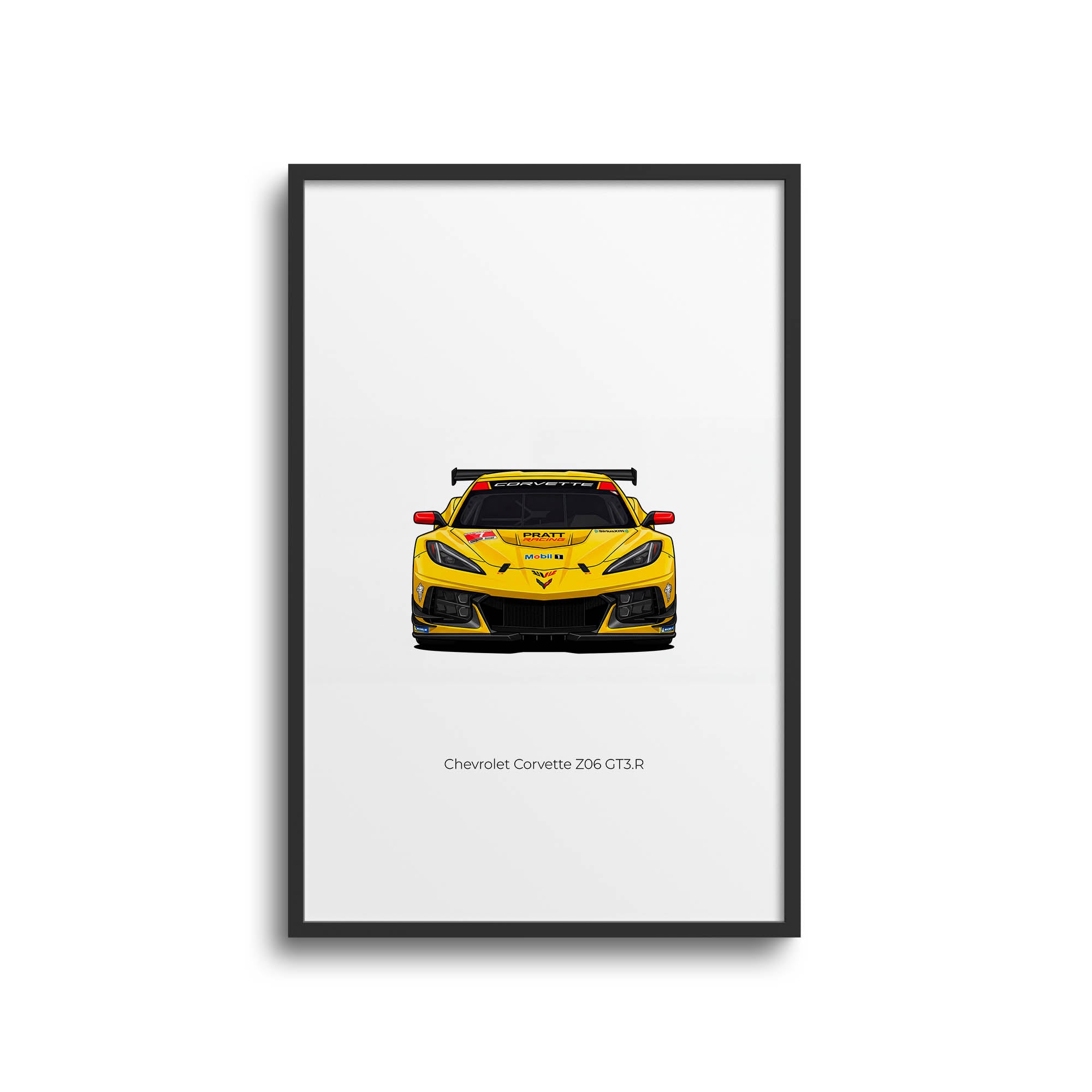 2024 Chevrolet Corvette Z06 GT3 R Pratt – Car Print