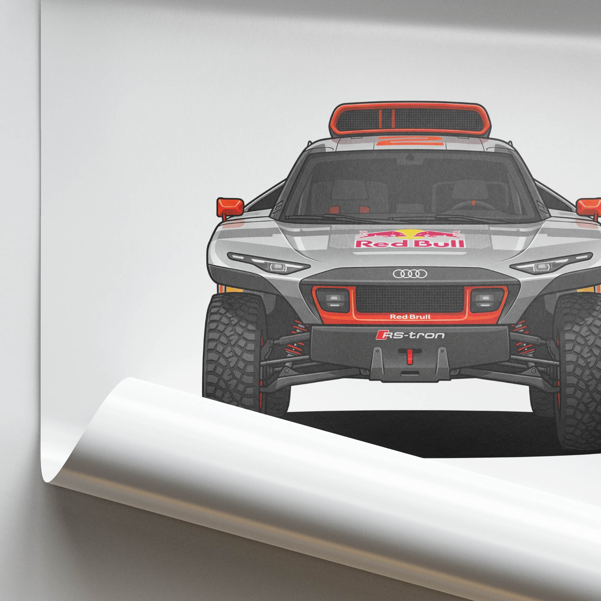 2024 Audi RS Q e-tron E2 Carlos Sainz Sr – Car Print