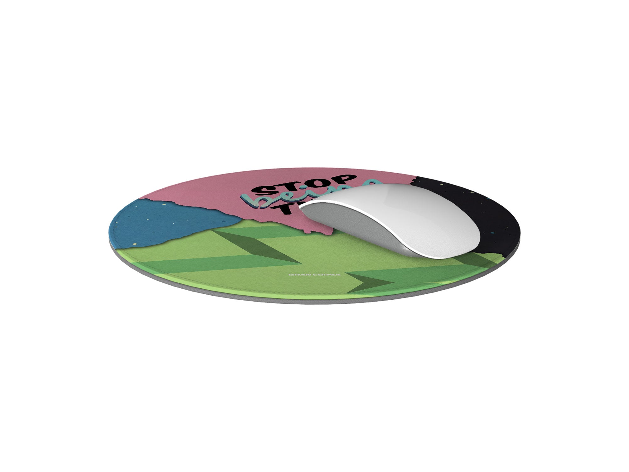 Daniel Ricciardo Mouse Mat – Stop Being Them F1 Gaming Pad with Smooth Tracking