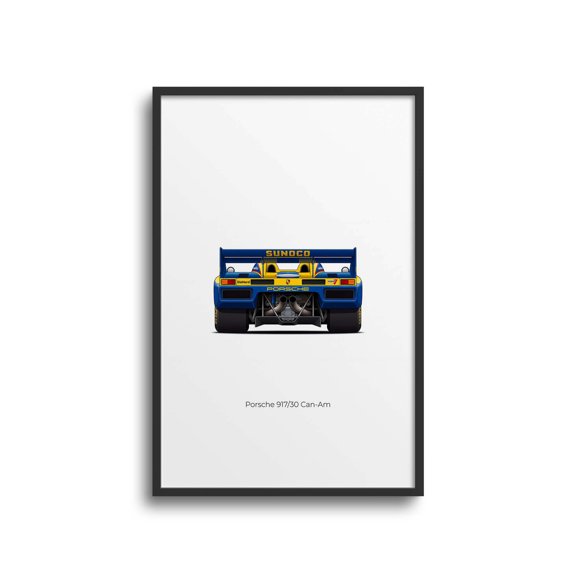 1973 Porsche 917 30 Can Am Sunoco – Car Print
