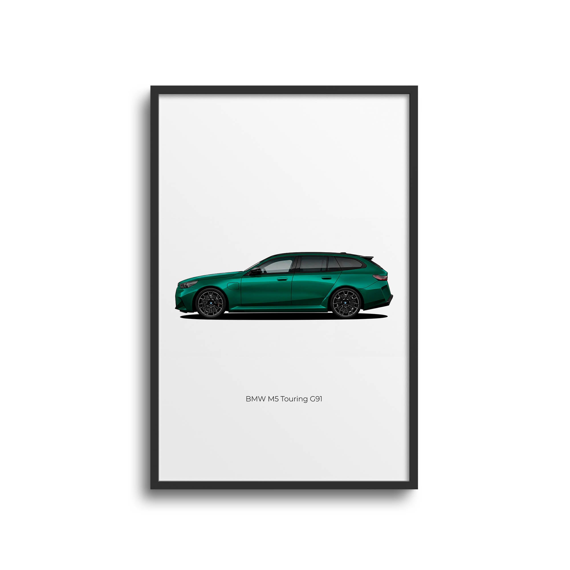 2025 BMW M5 Touring G91 Isle Of Man – Car Print (Side)