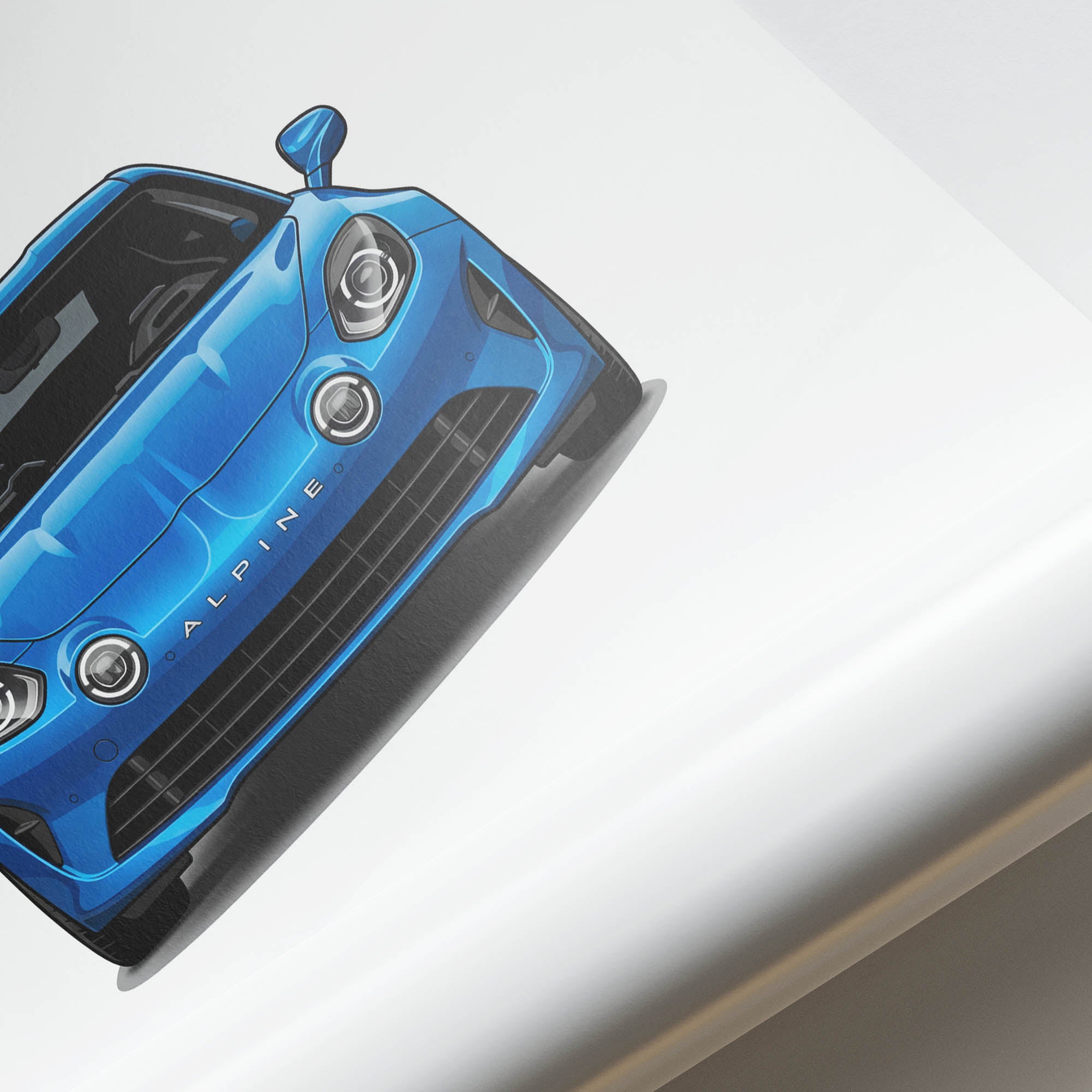 2018 Alpine A110 Alpine – Car Print (Front)