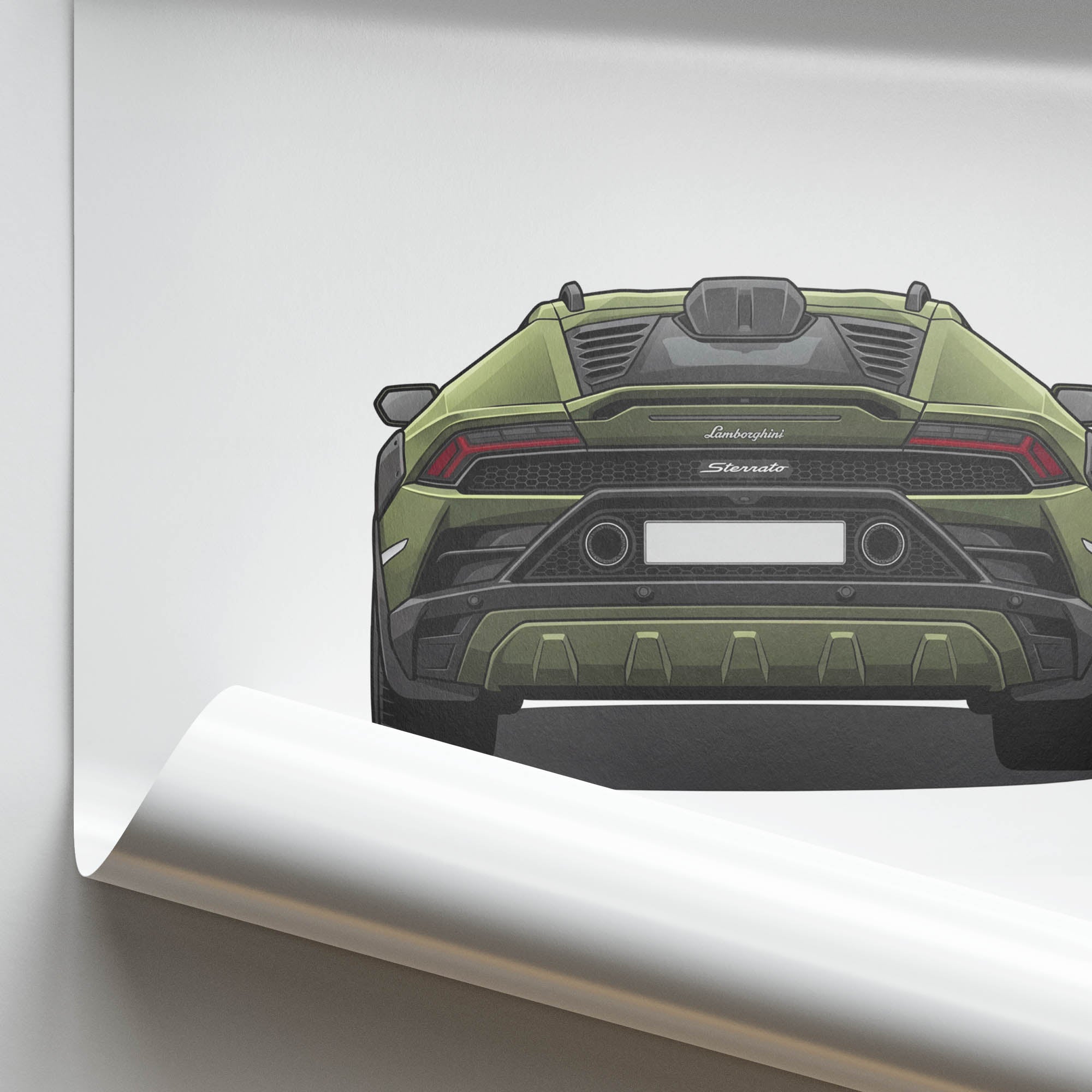 2023 Lamborghini Hurac N Sterrato – Car Print