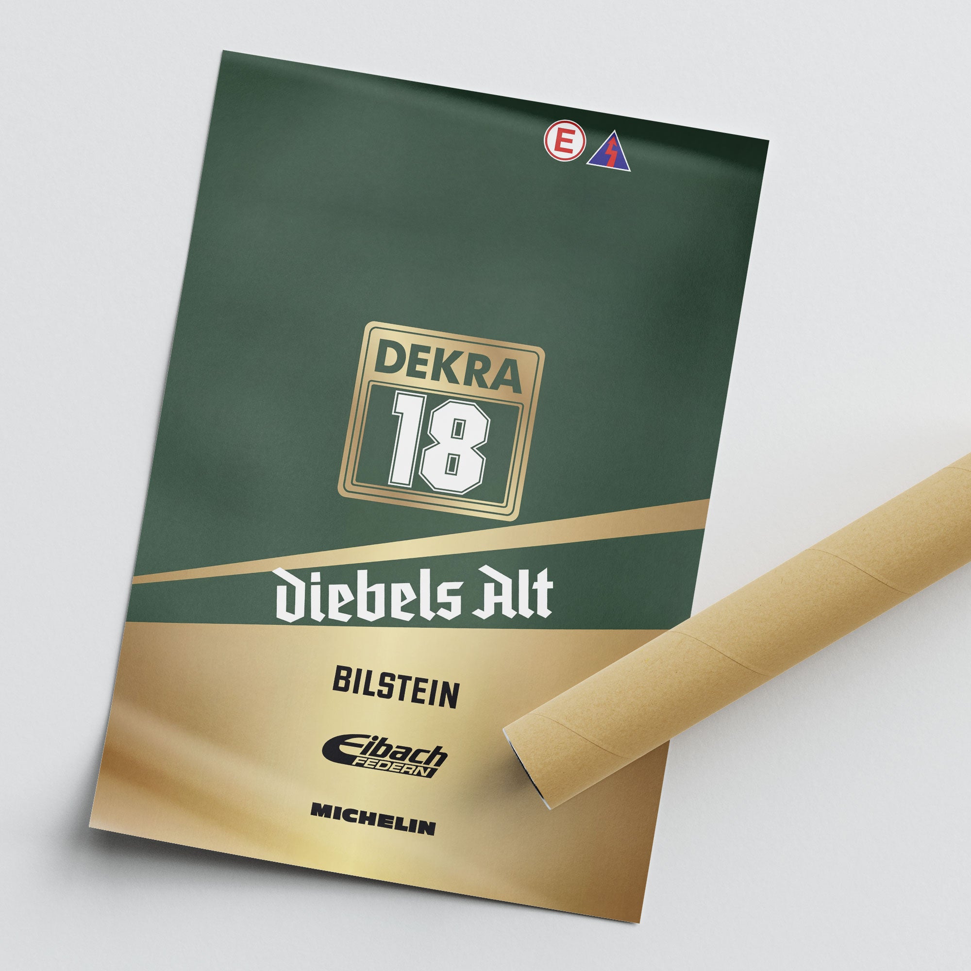 190E Evo II Poster – 1992 DTM Racing History Print | Mercedes-Benz Wall Art