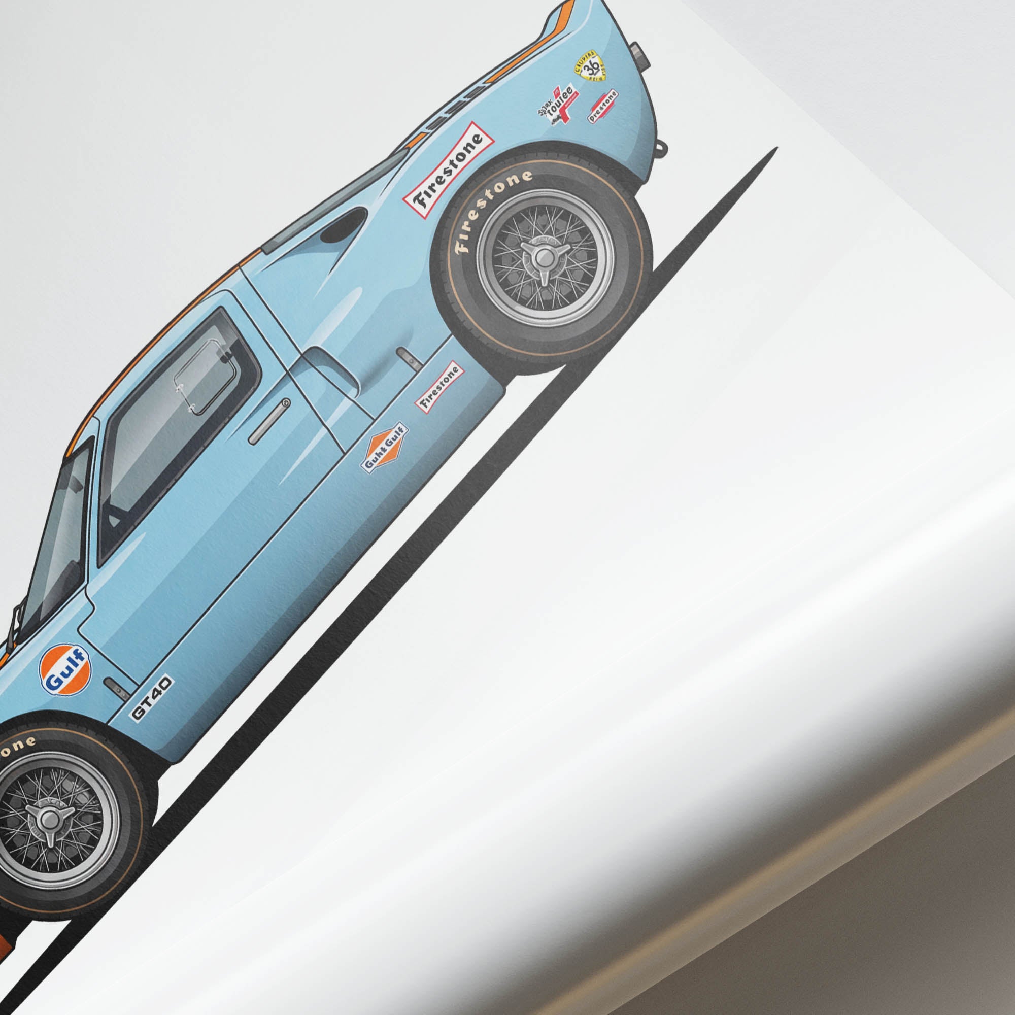 1968 Ford GT40 Mk I – Car Print