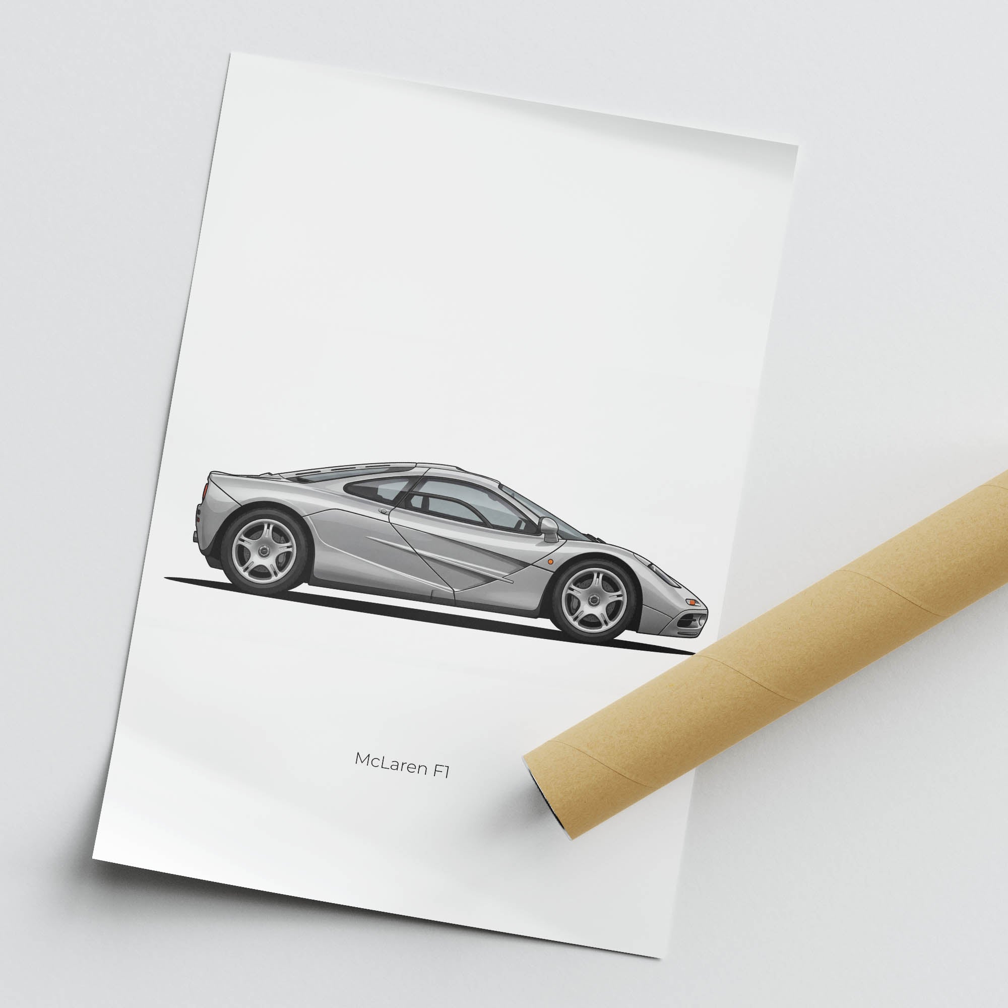 1994 McLaren Magnesium – Car Print (Side)