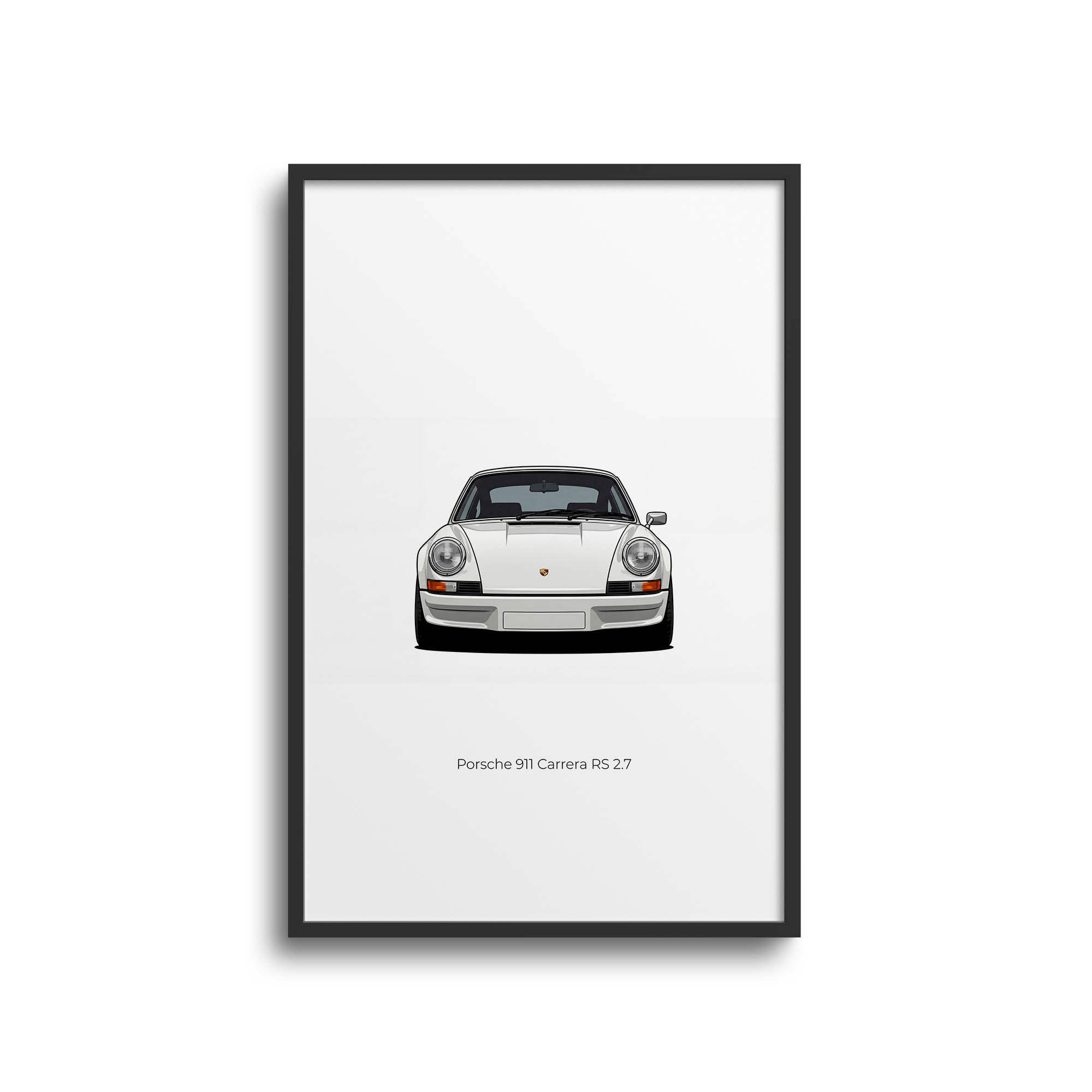 1973 Porsche 911 Carrera RS 2 7 Grand – Car Print (Front)