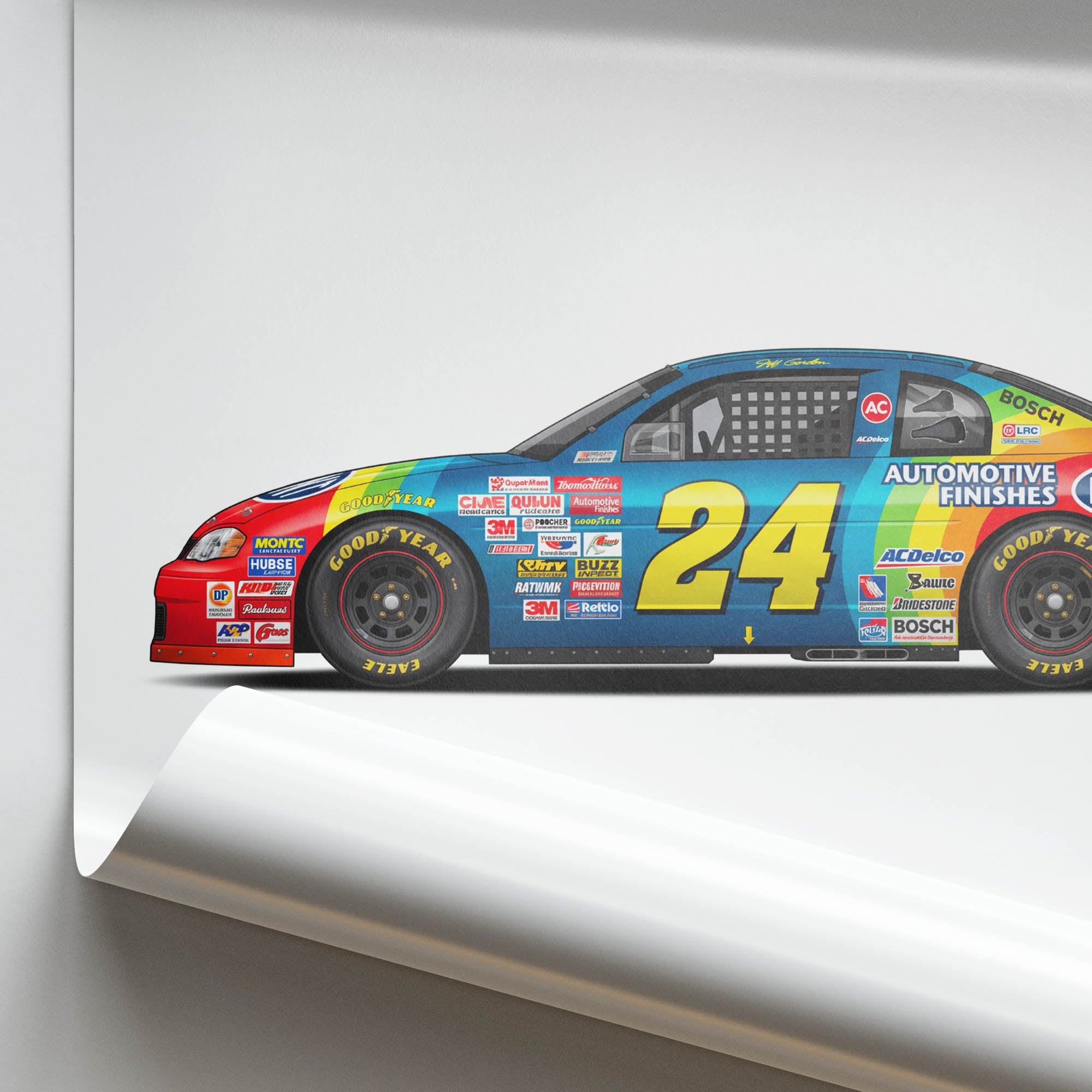 1995 Chevrolet Monte Carlo Jeff Gordon Dupont – Car Print