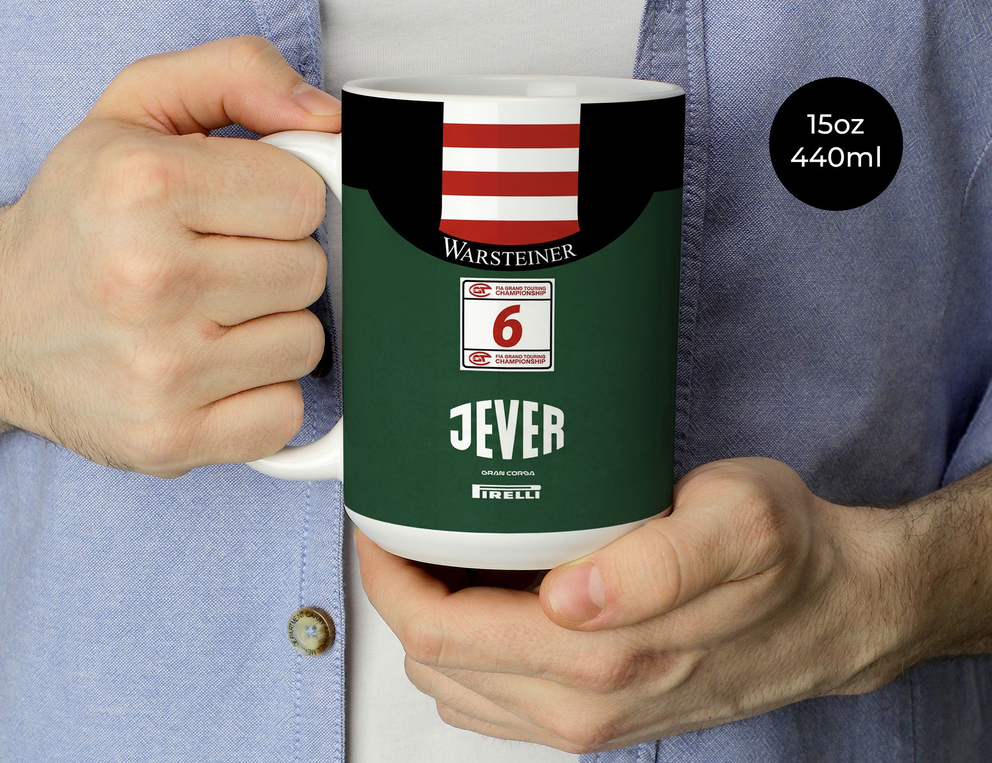 911 GT1 Zakspeed Mug - Durable Ceramic Coffee Cup for Racing Fans