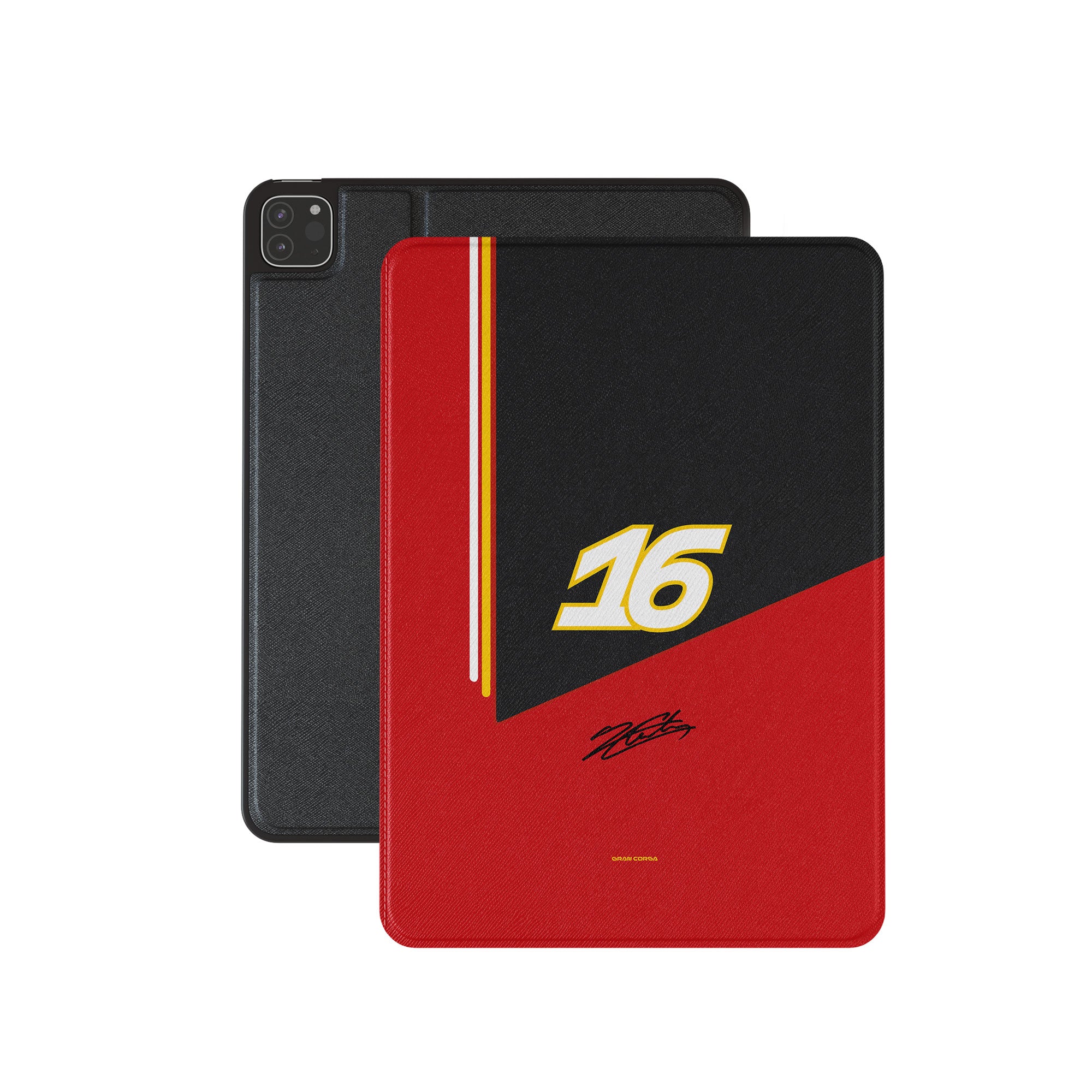 Ferrari iPad Case – Charles Leclerc 2025 F1 Season Slim Protective Cover