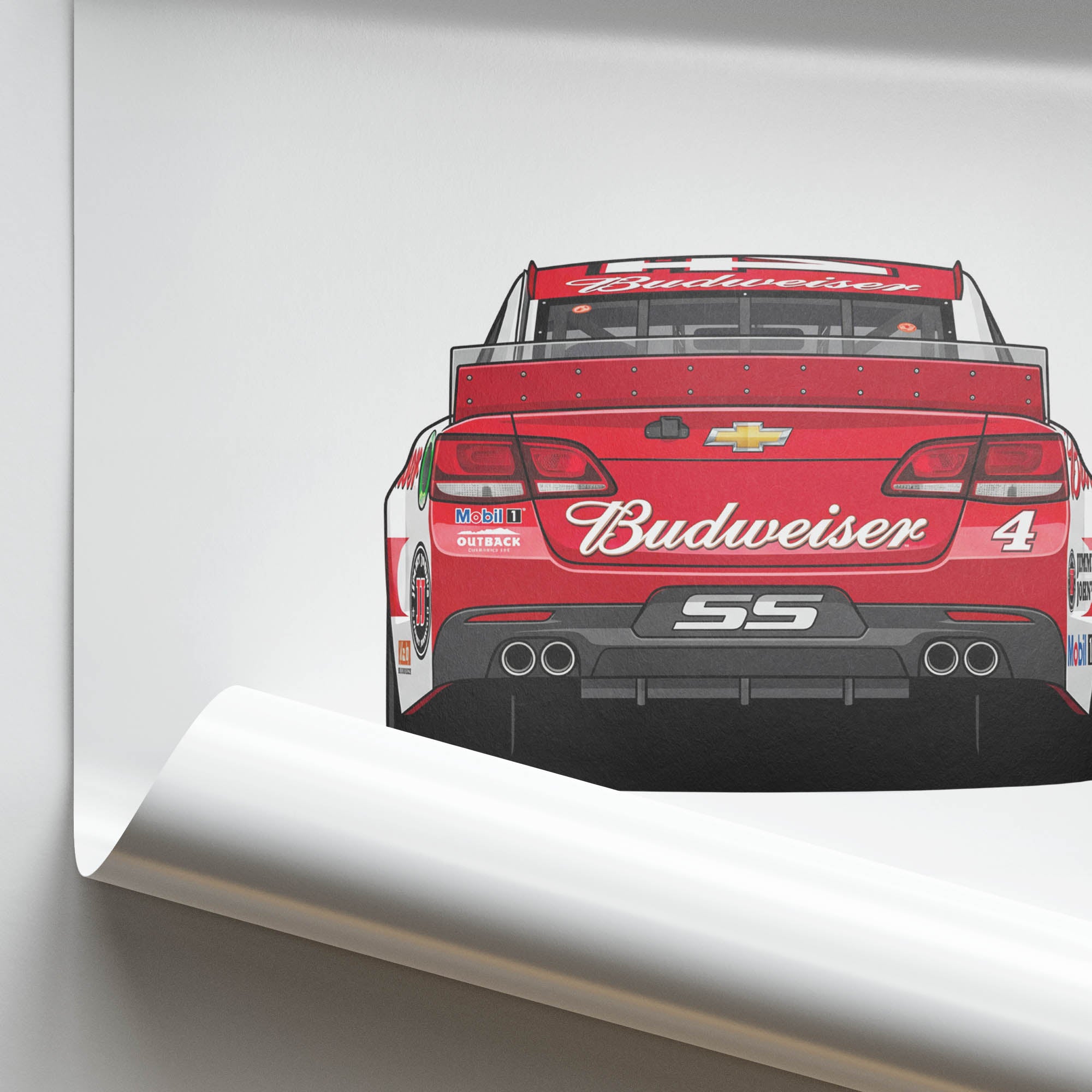 2014 Chevrolet SS Kevin Harvick Budweiser – Car Print