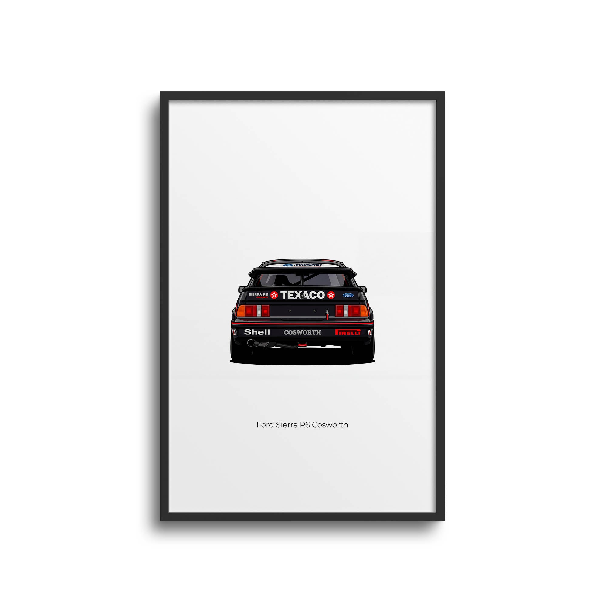 1987 Ford Sierra RS Cosworth Texaco – Car Print