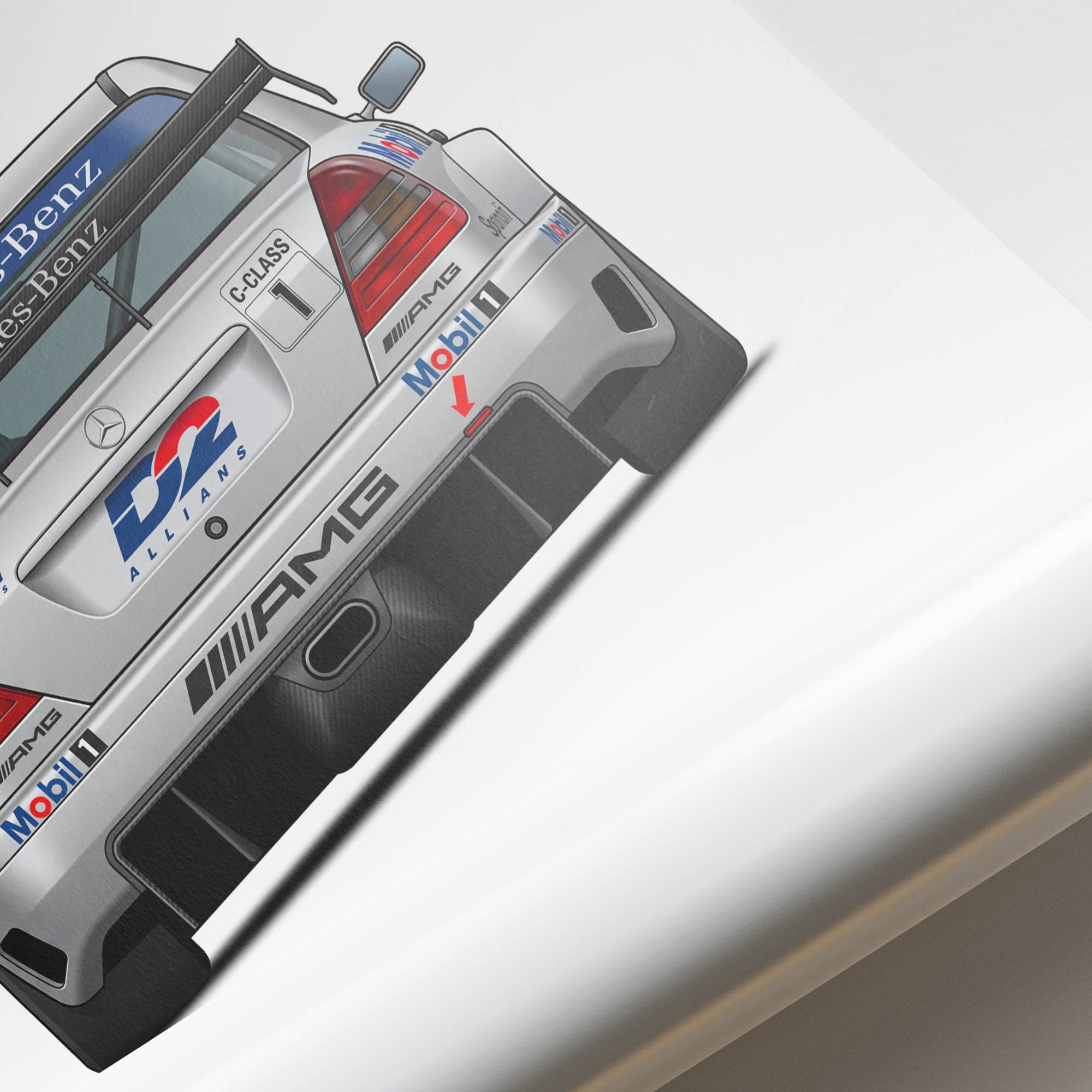 1995 Mercedes-Benz C Class V6 DTM Bernd – Car Print