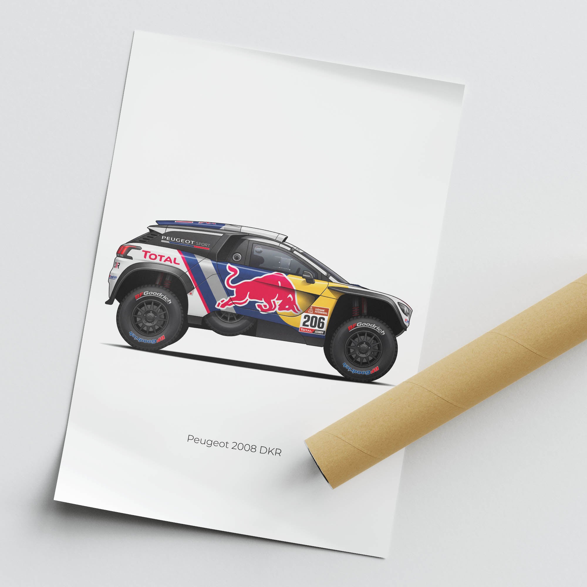 2016 Peugeot 2008 DKR St Phane Peterhansel – Car Print