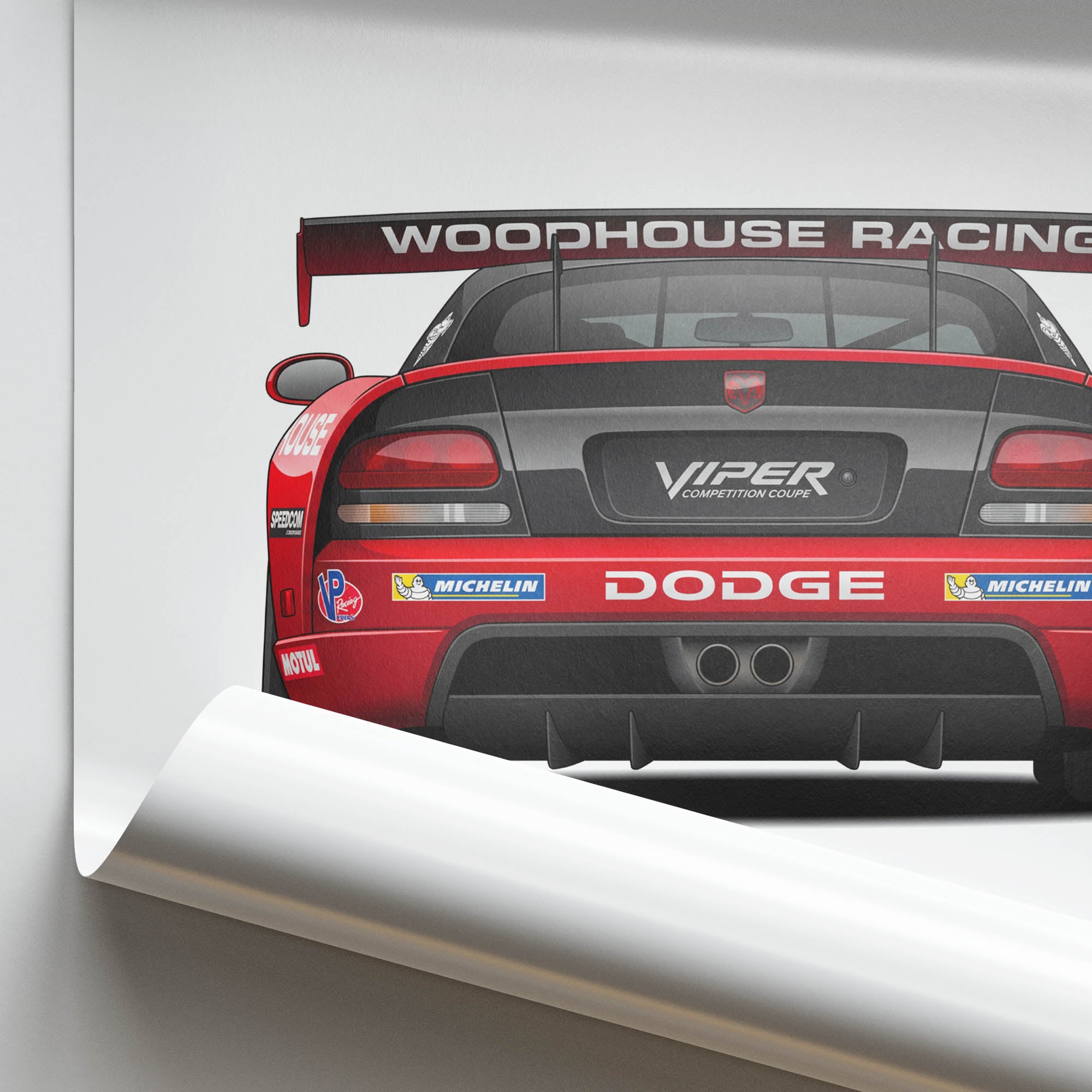 2003 Dodge Viper Competition Coupe Woodhouse – Car Print