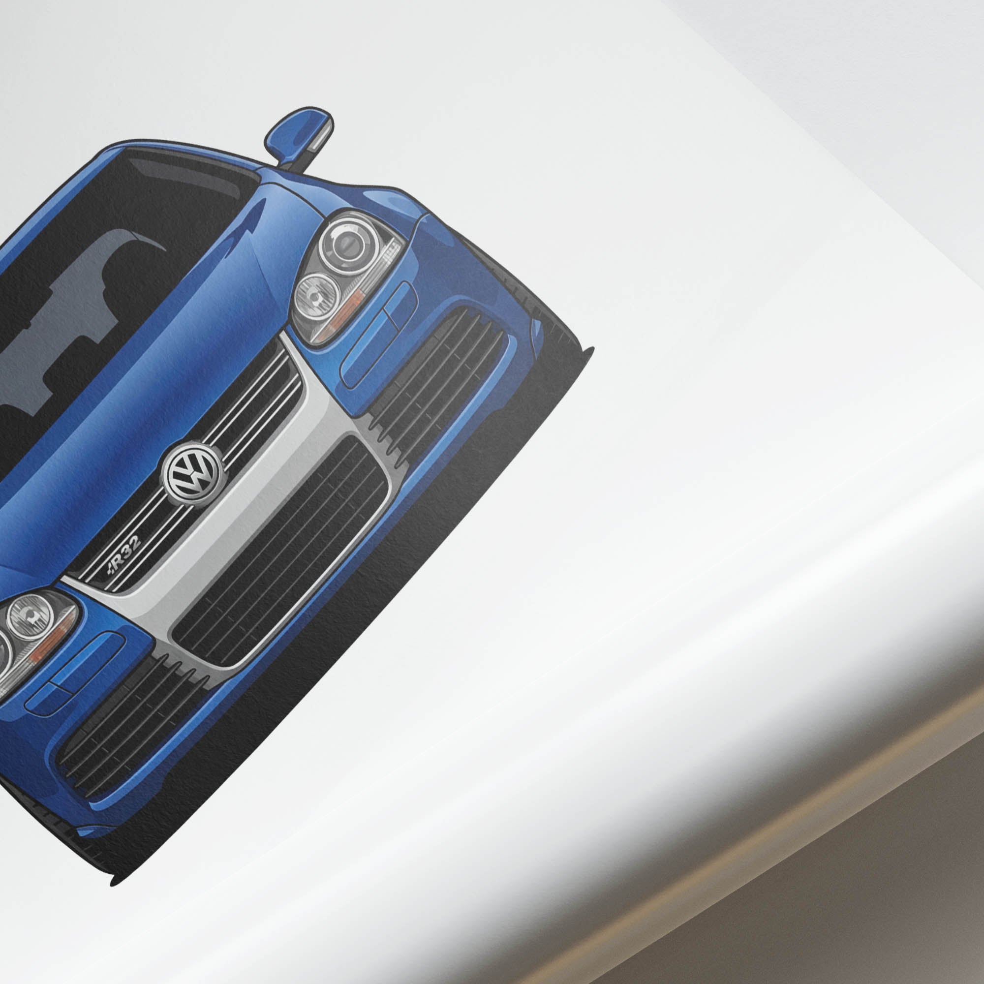 2005 Volkswagen Golf R32 MK5 Deep – Car Print