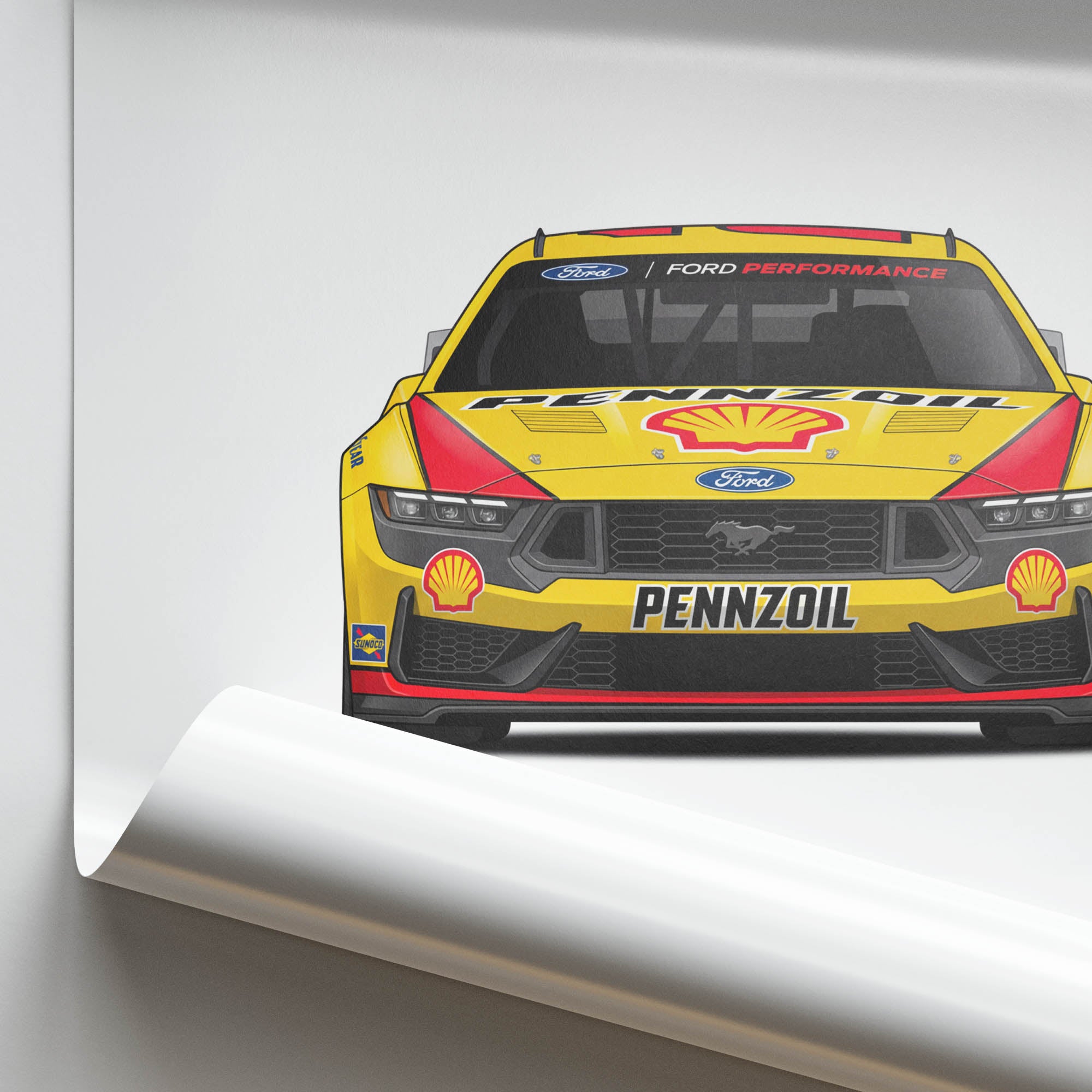 2025 Ford Mustang – Car Print
