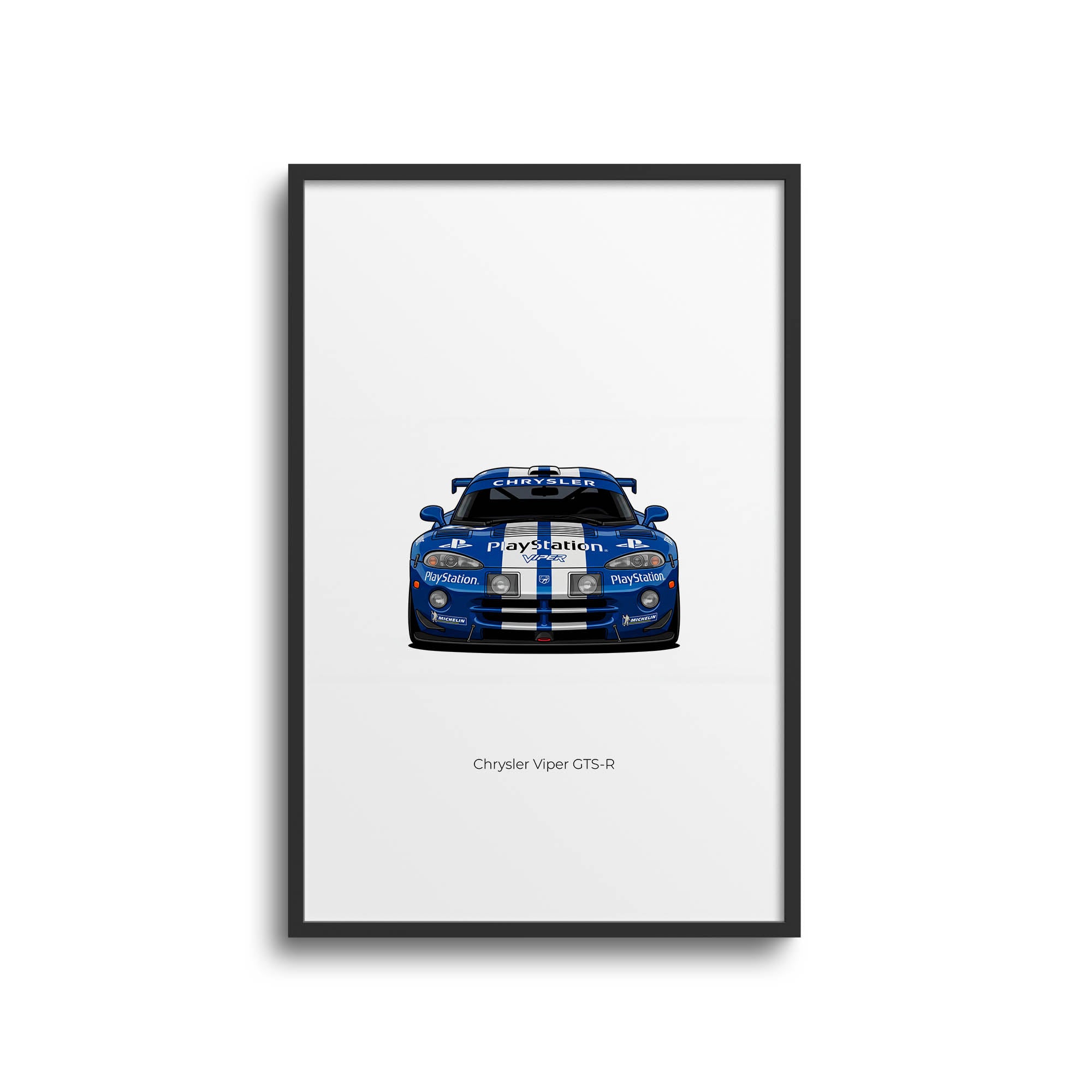 2001 Chrysler Viper Gts R Le Mans Team Oreca – Car Print