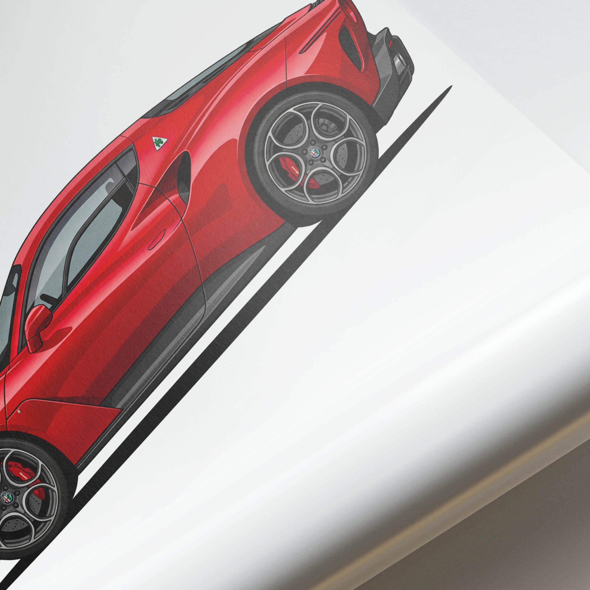 2024 Alfa Romeo 33 Stradale – Car Print (Side)