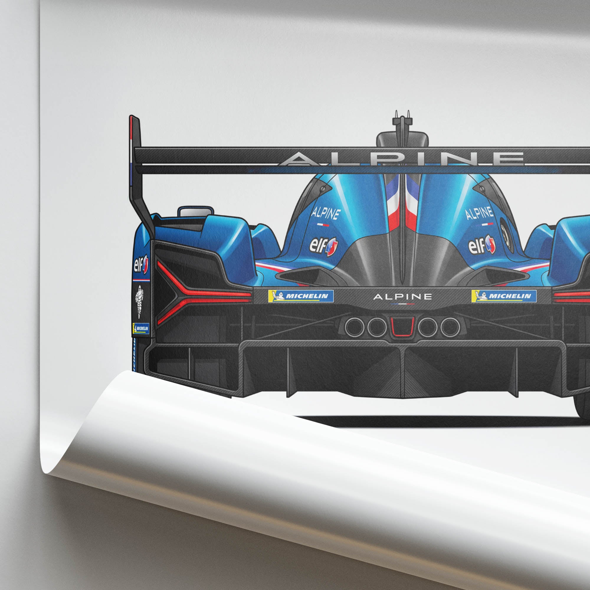 2025 Alpine A424 Alpine Endurance Team – Car Print