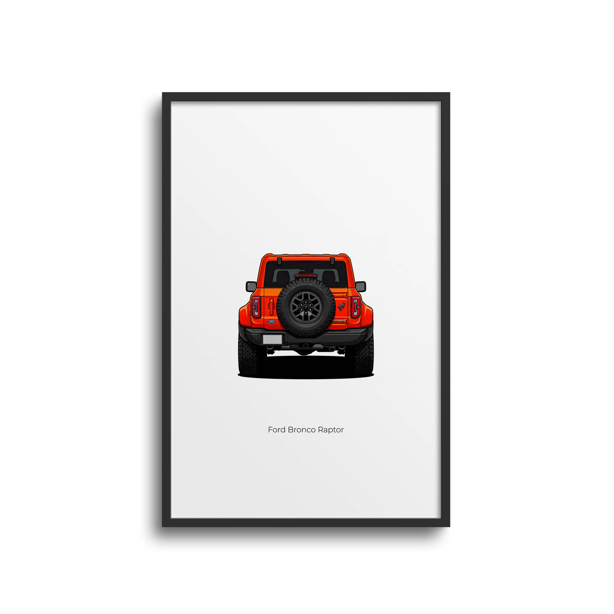 2022 Ford Bronco Raptor Code – Car Print