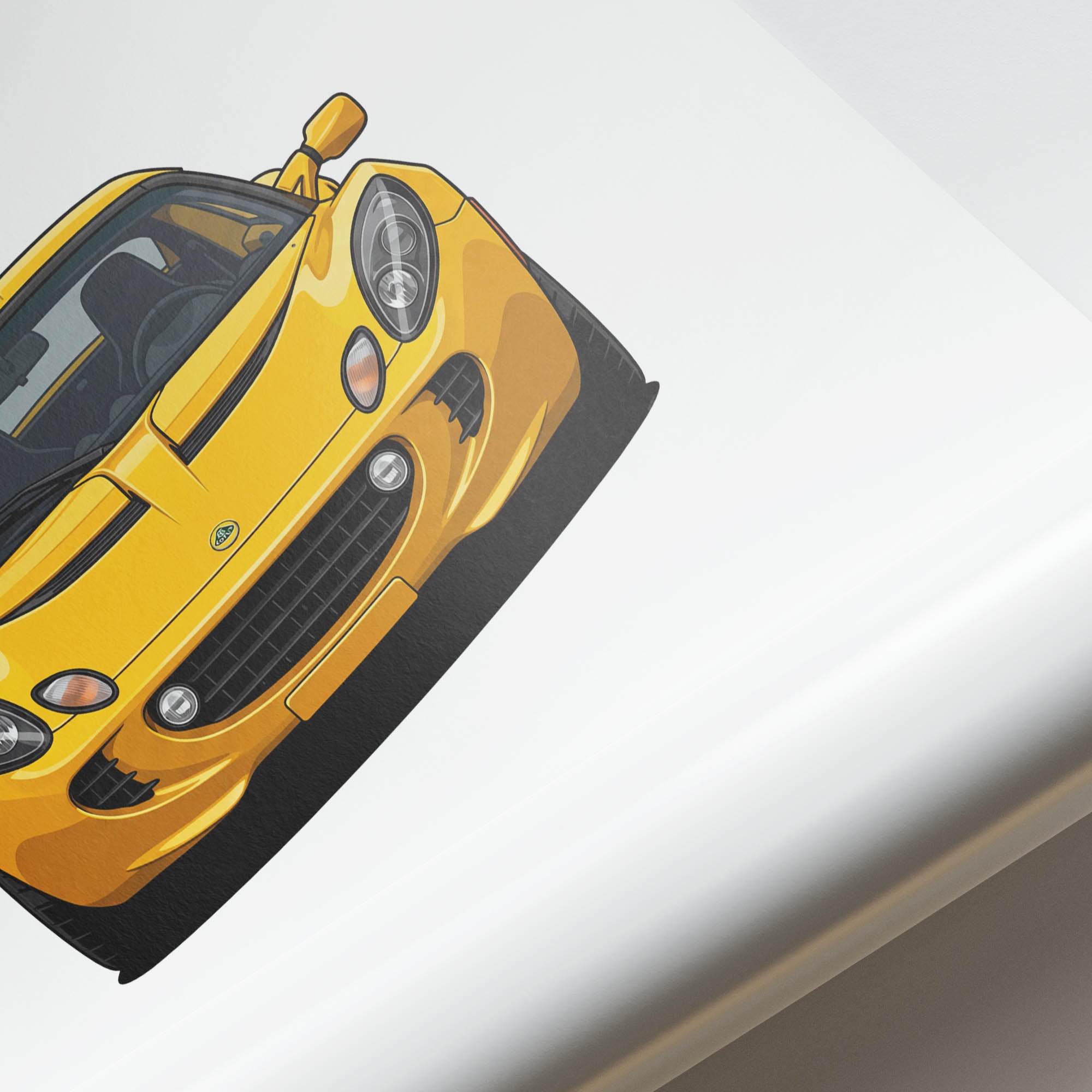 2005 Lotus Elise 111R Saffron – Car Print