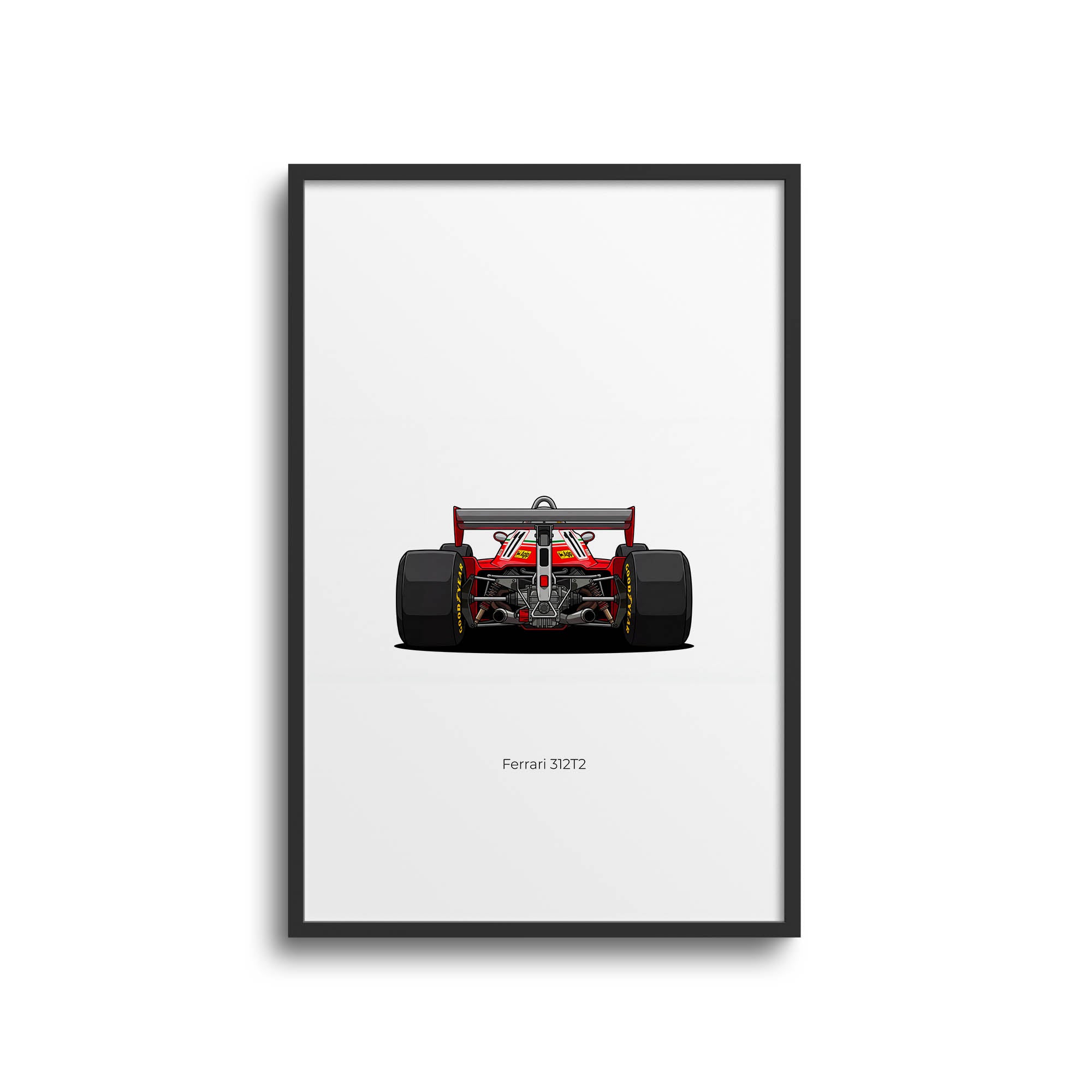 1977 Ferrari 312T2 Niki Lauda – Car Print