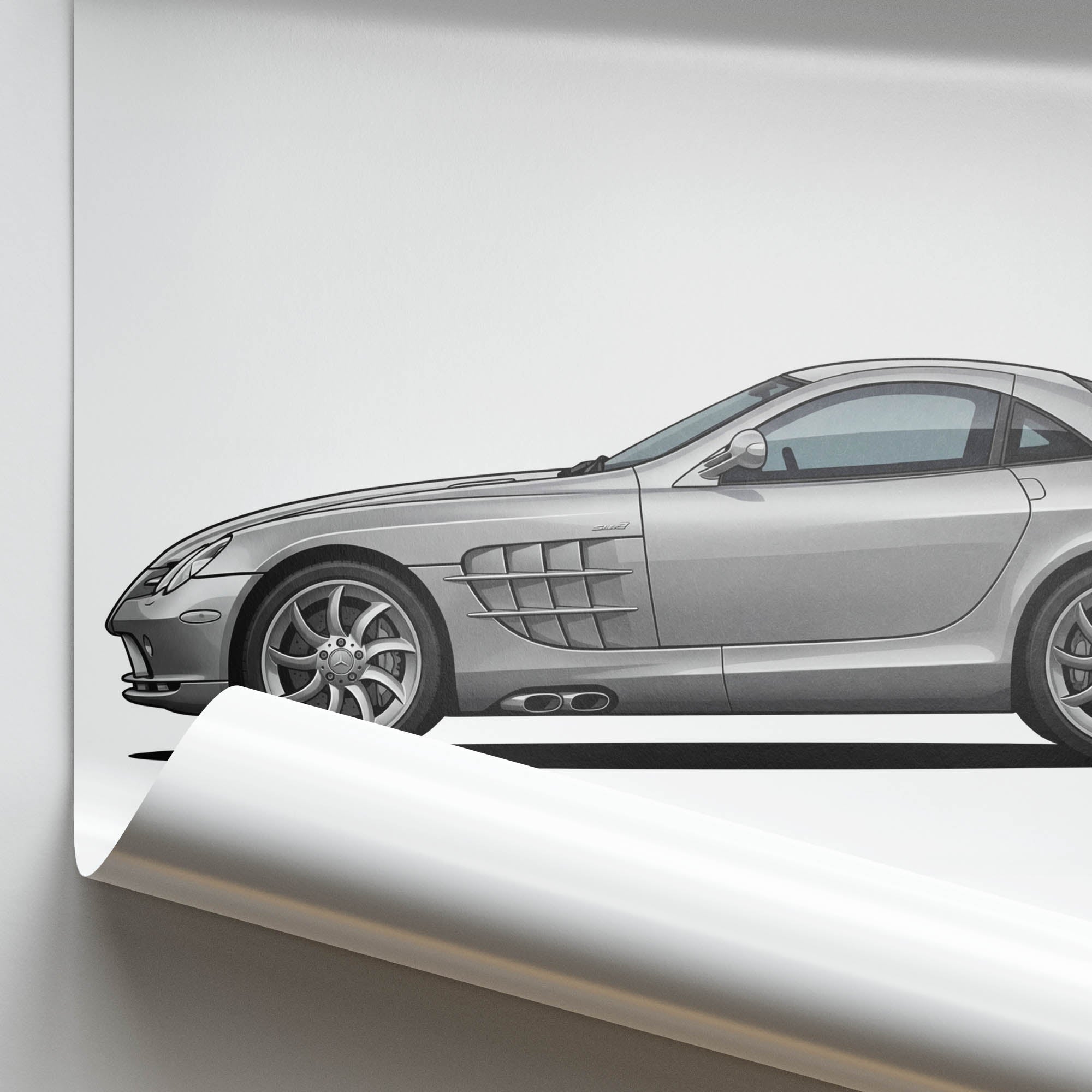 2004 Mercedes-Benz SLR McLaren Crystal – Car Print