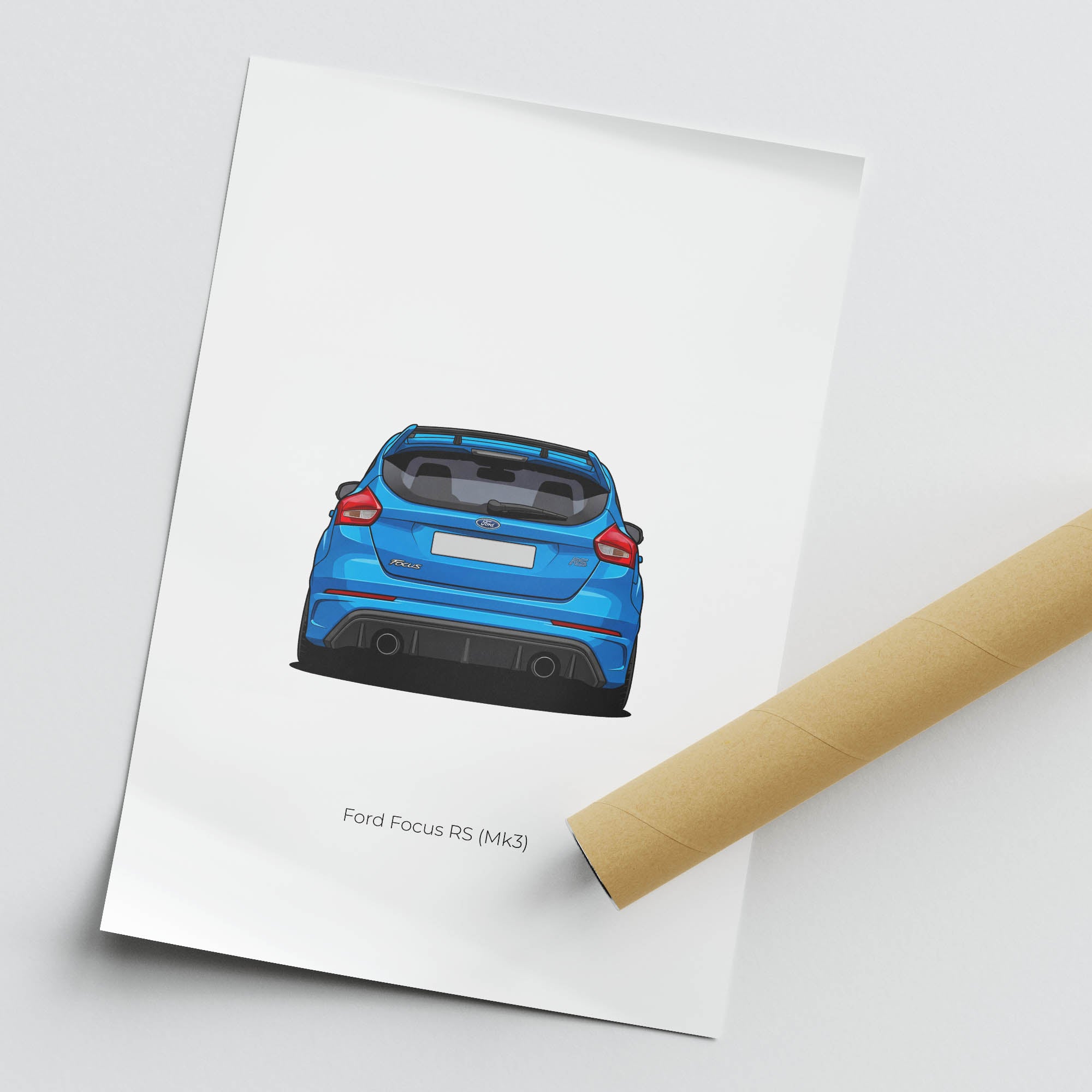2016 Ford Focus RS MK3 Nitrous – Car Print