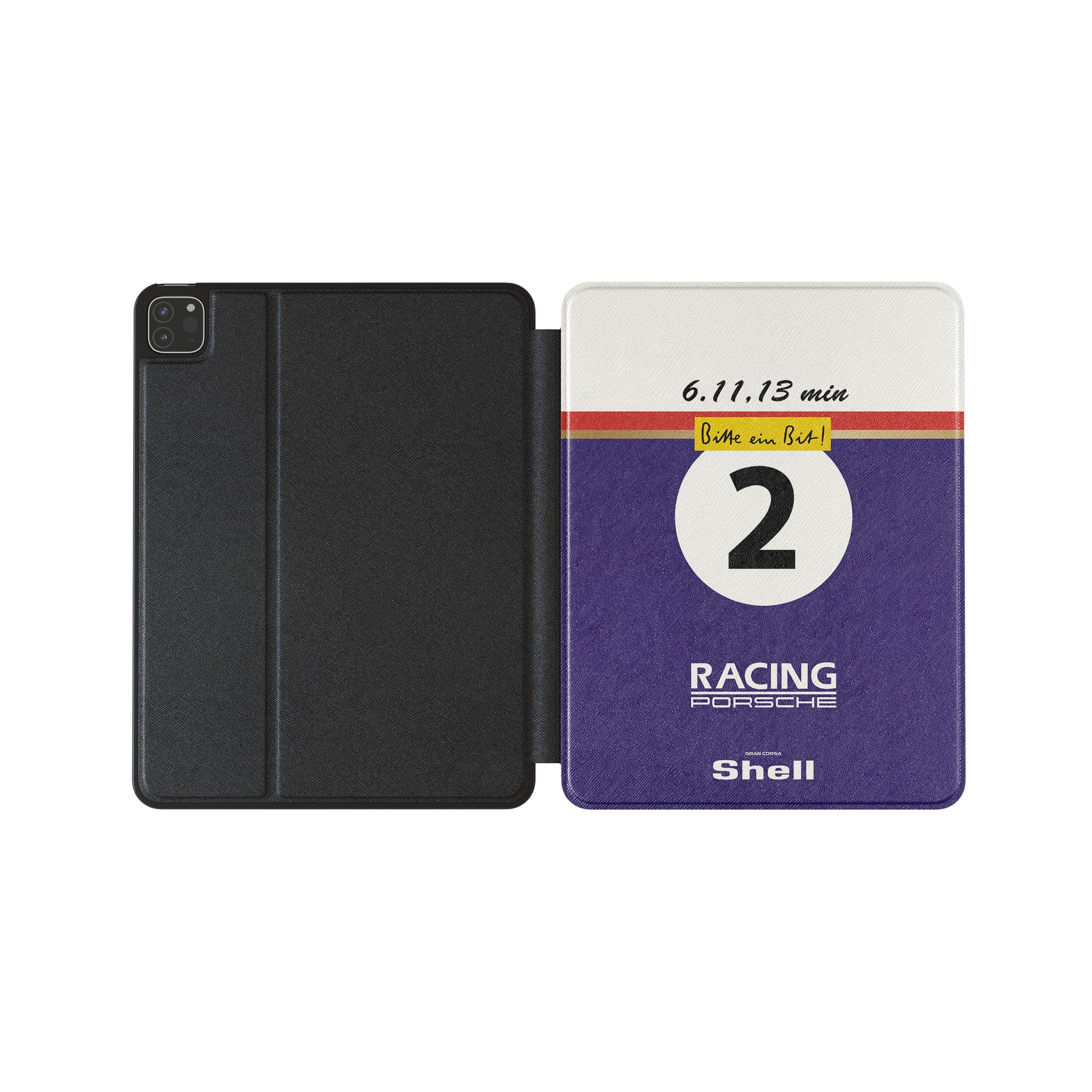 Porsche 956K iPad Case - Stefan Bellof Motorsport Tablet Cover With Classic Race Livery