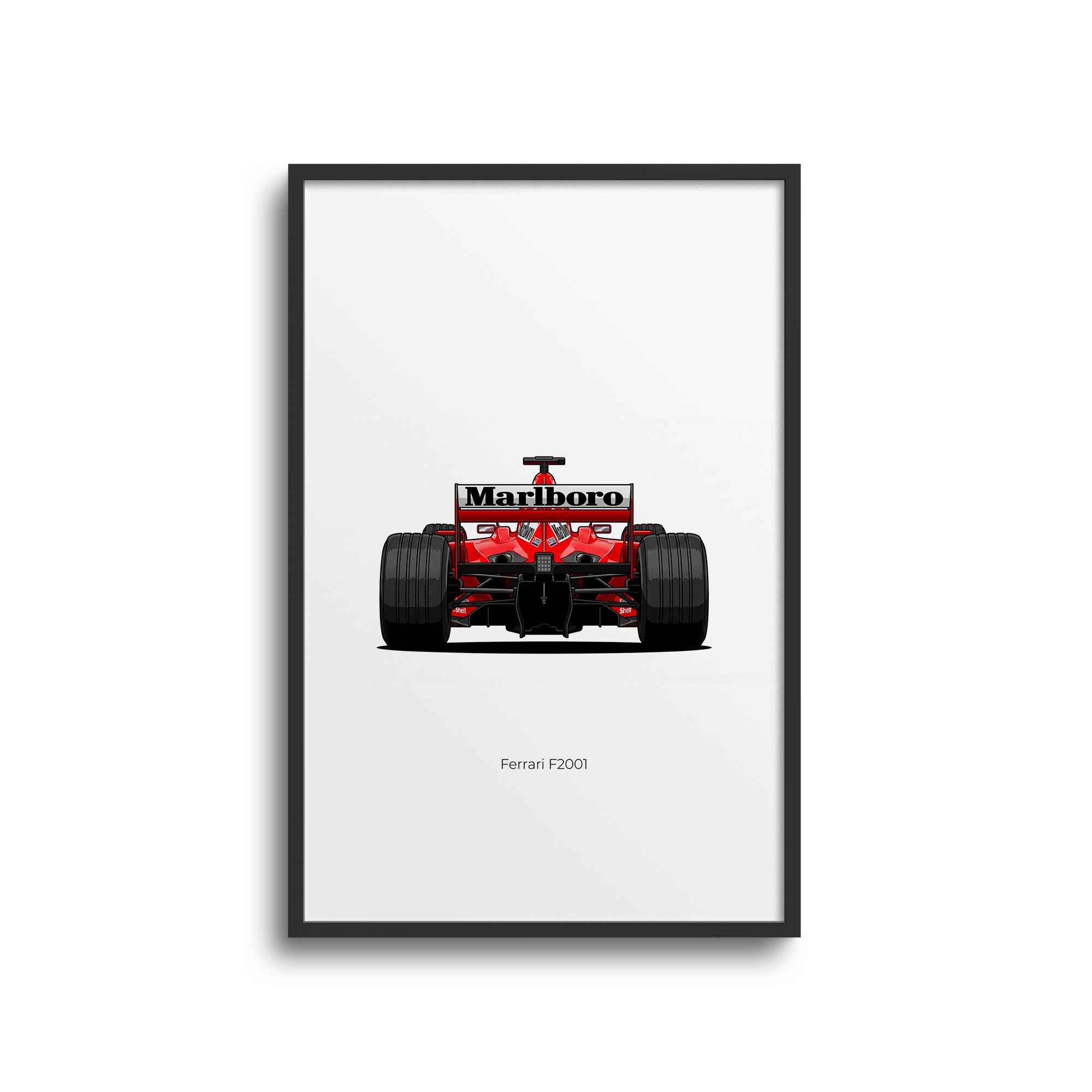 2001 Ferrari F2001 Michael Schumacher – Car Print